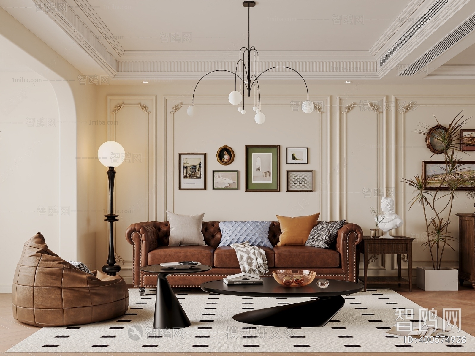 French Style A Living Room