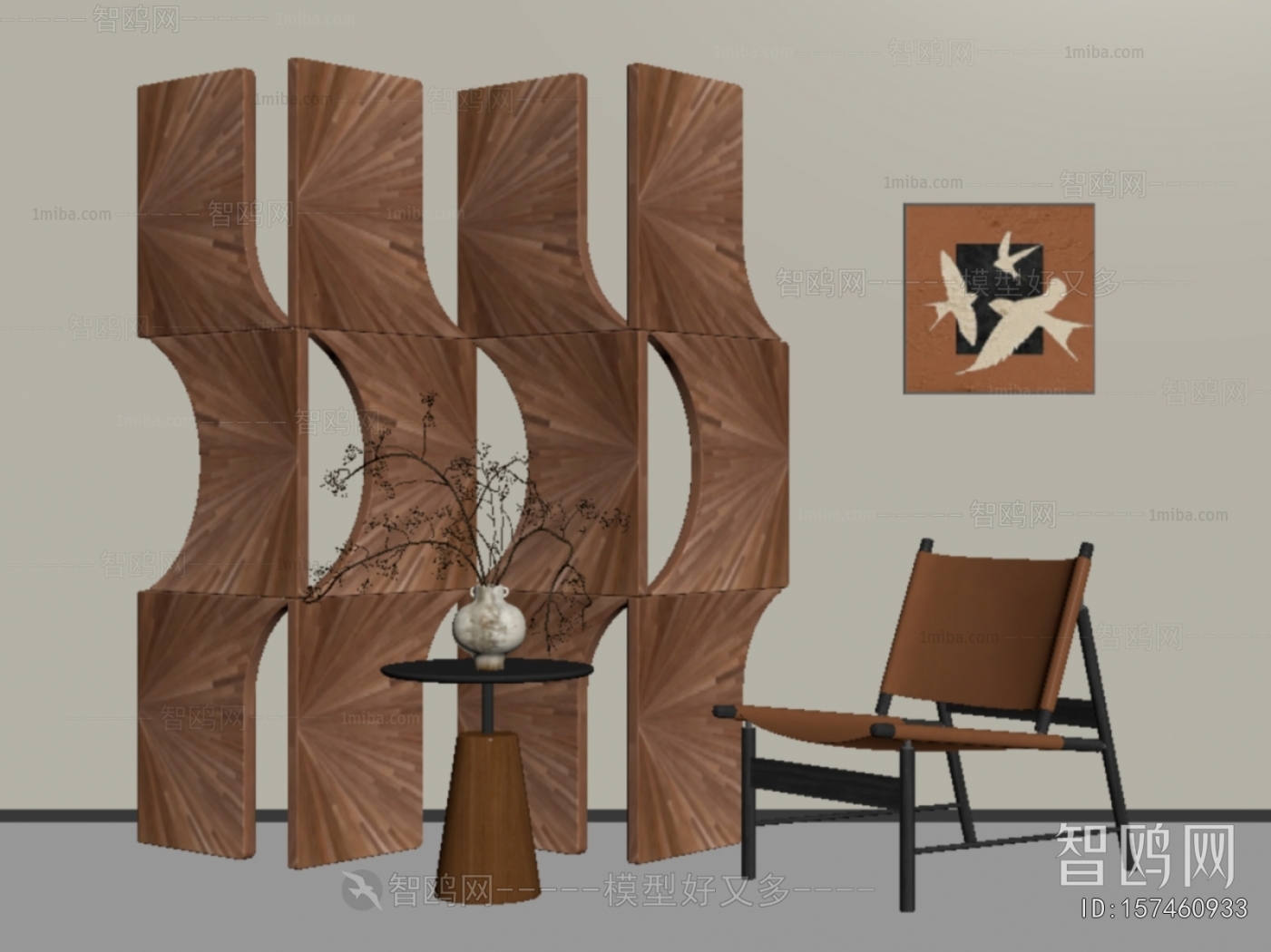 Wabi-sabi Style Partition