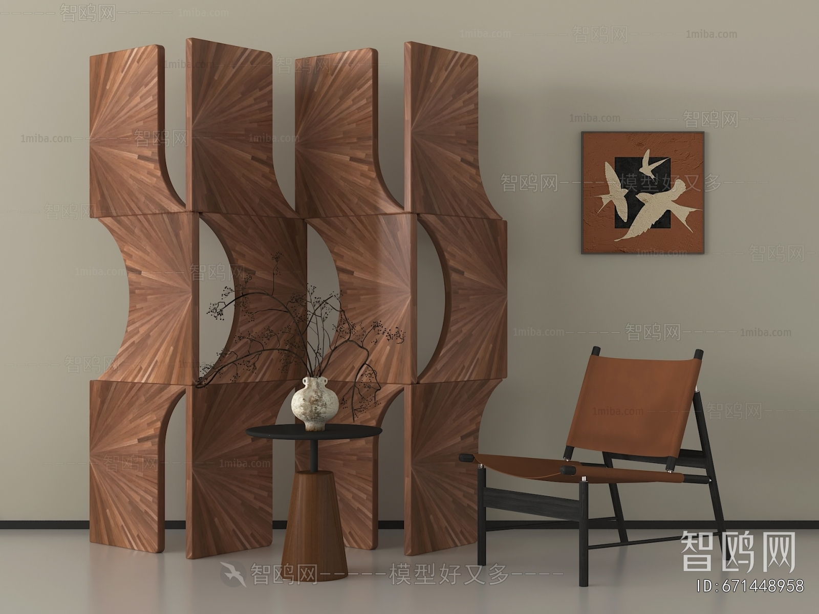 Wabi-sabi Style Partition