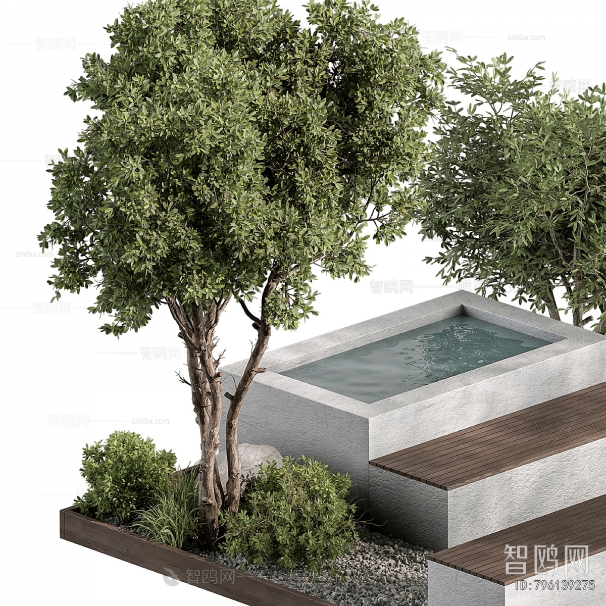 Modern Rockery Waterscape