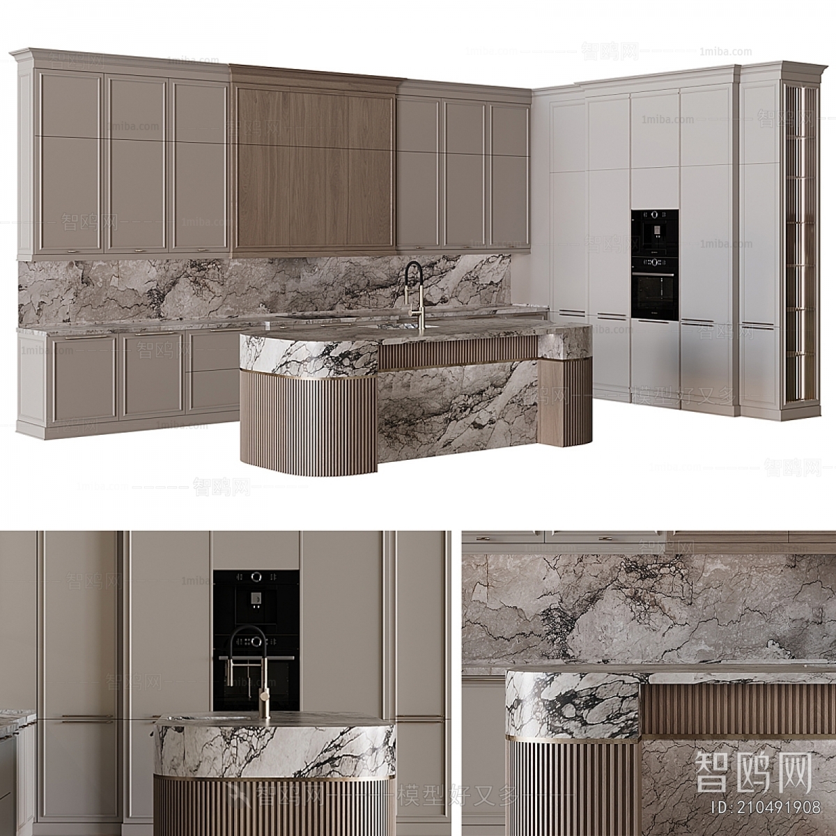 European Style Kitchen Cabinet