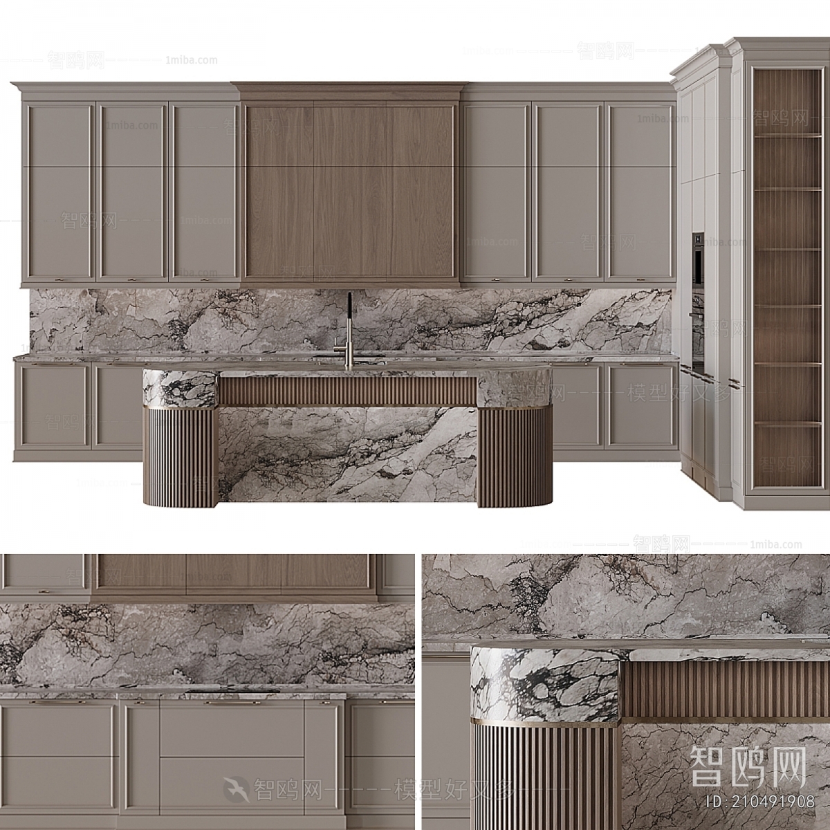 European Style Kitchen Cabinet