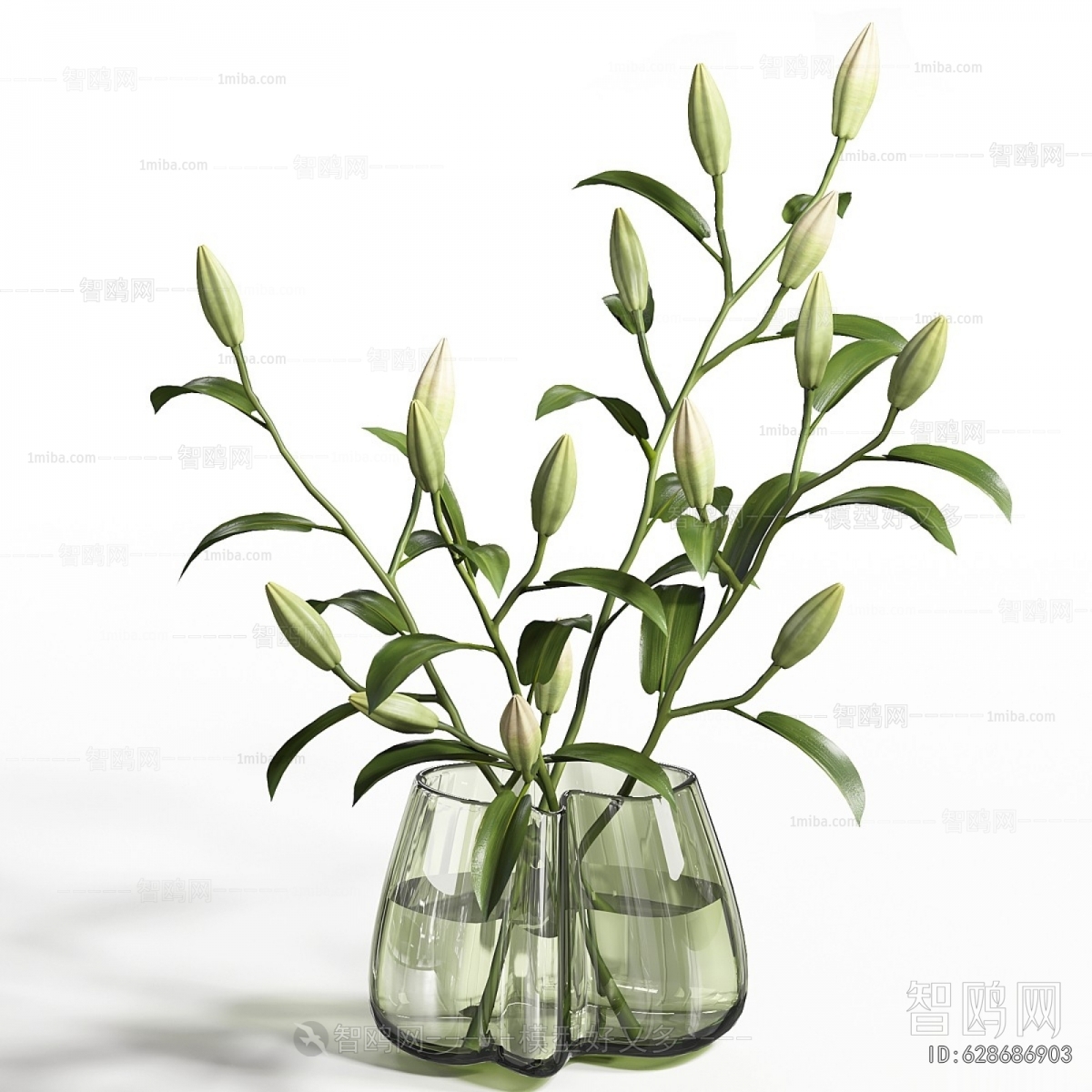 Modern Aquatic Green Plant