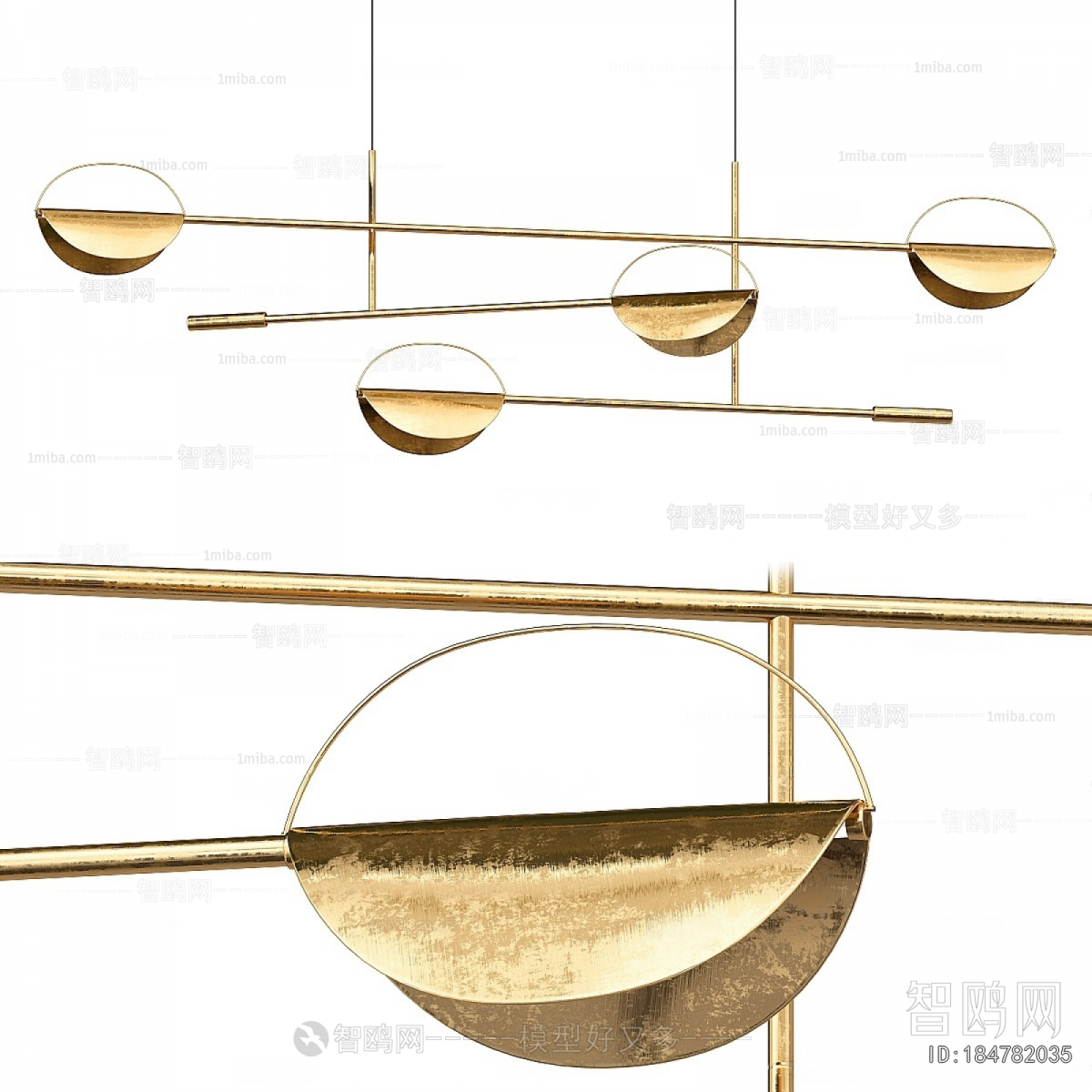 Modern Long Chandelier