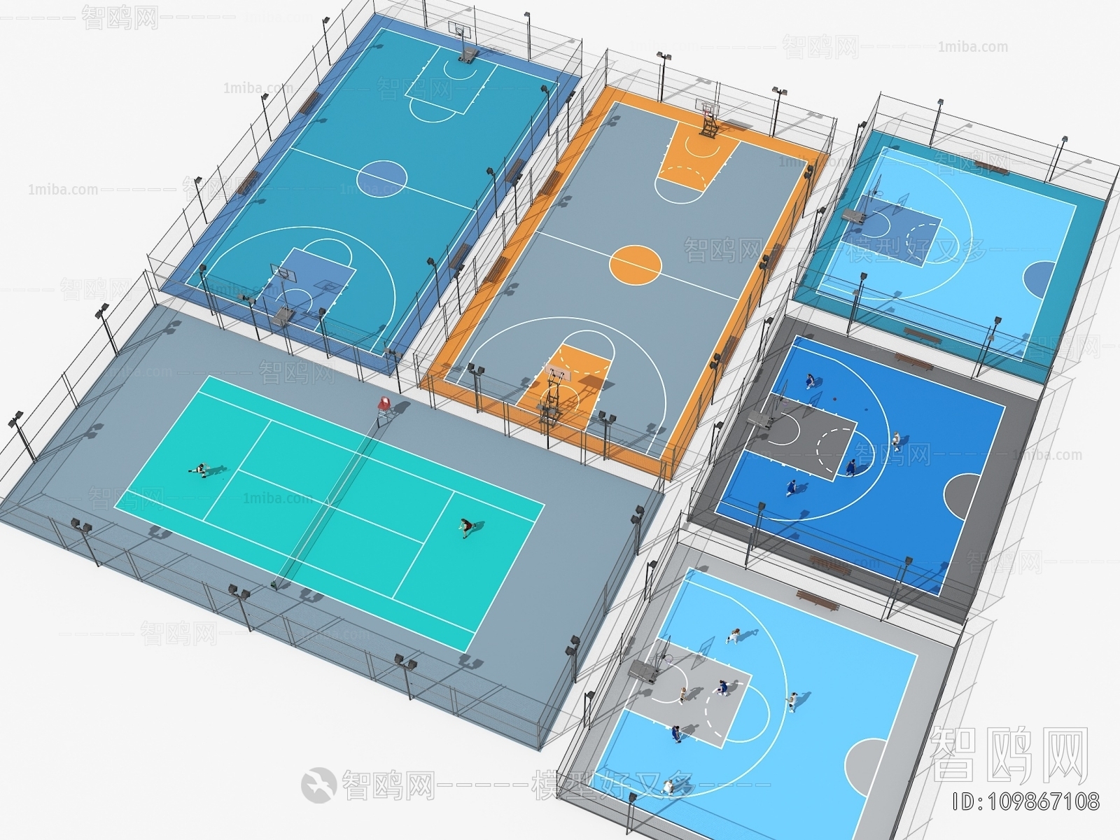 Modern Outdoor Sports Stadium