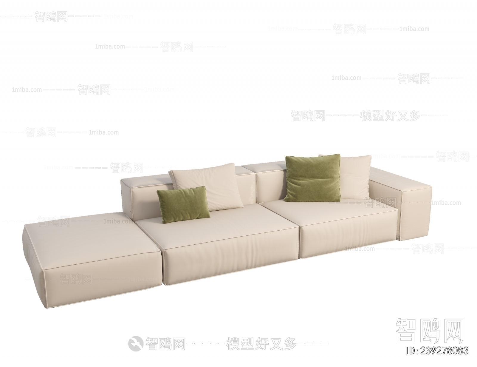 Modern Three-seat Sofa