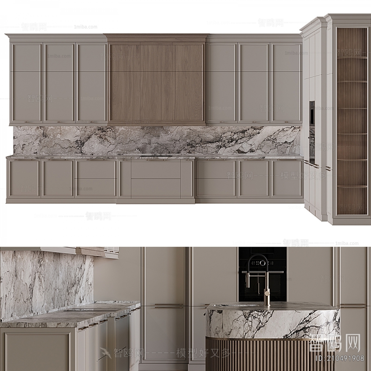 European Style Kitchen Cabinet
