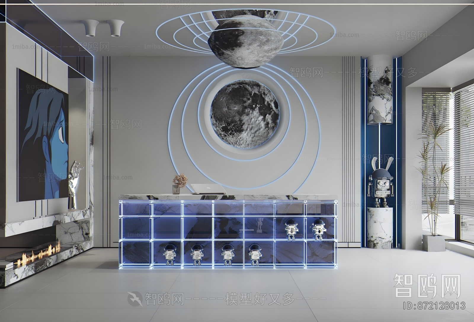 Modern Reception Desk