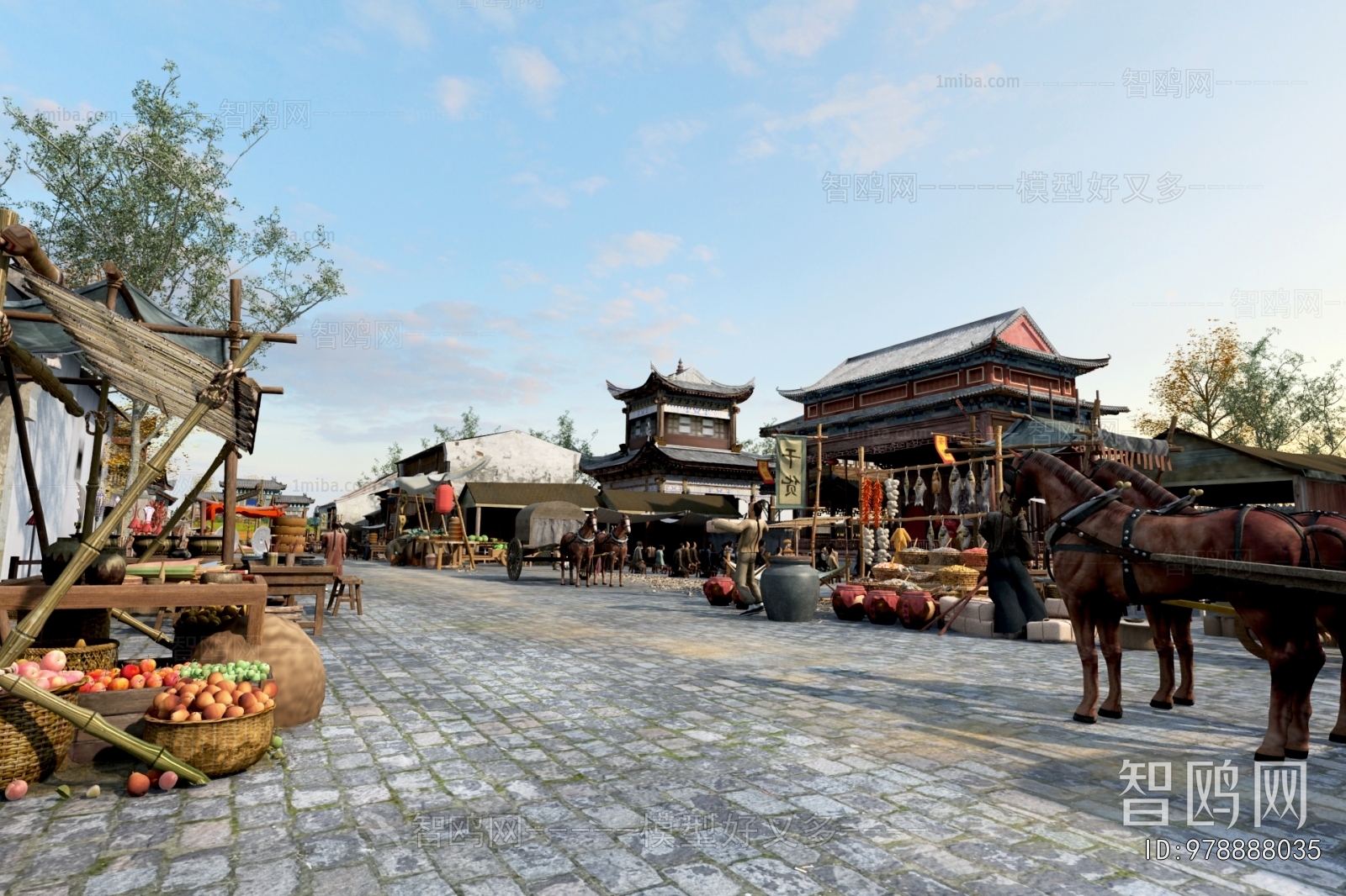 Chinese Style Commercial Street