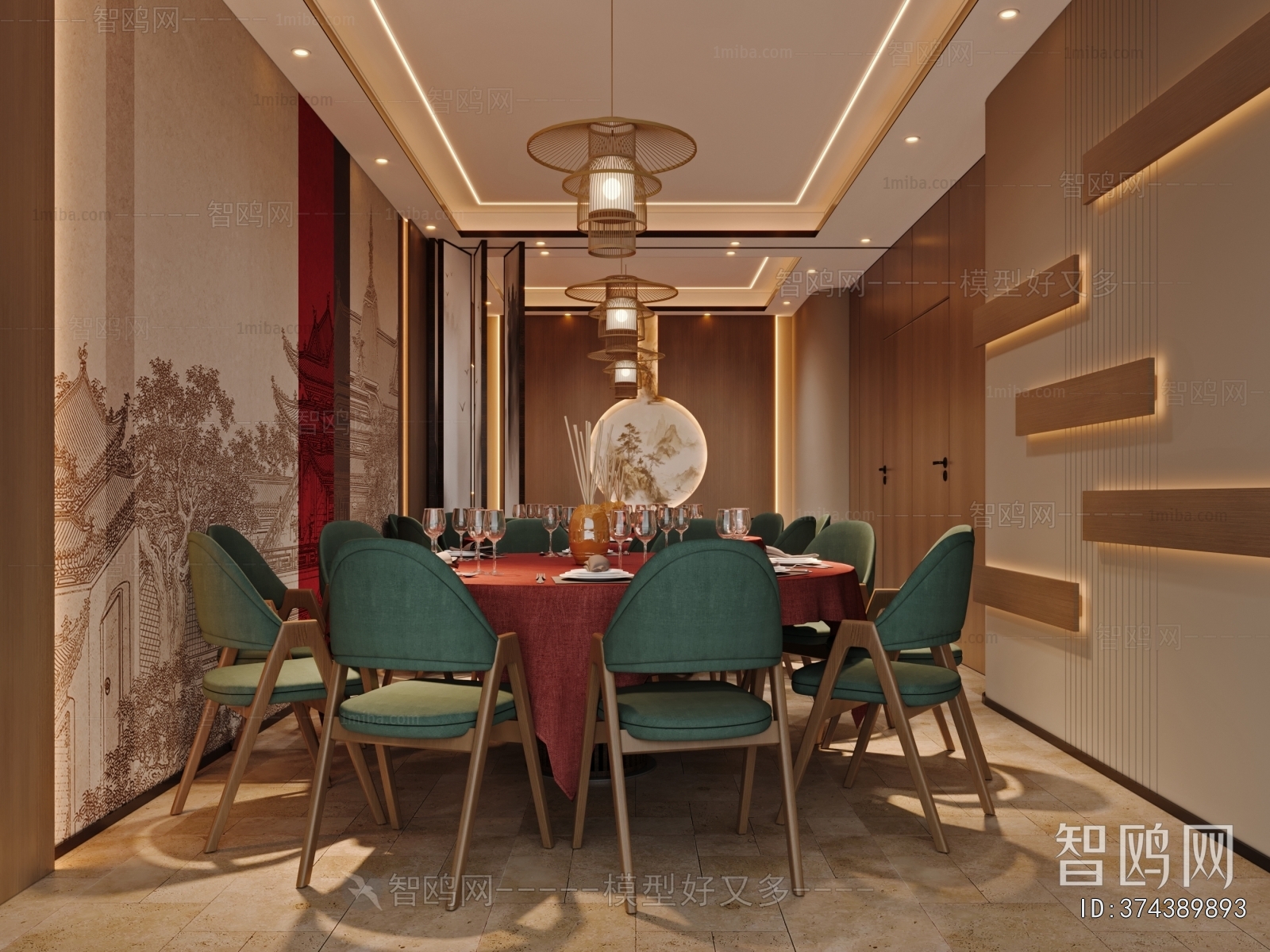 New Chinese Style Restaurant Box