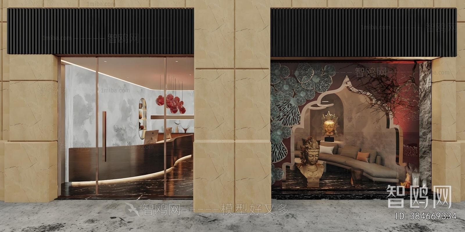 New Chinese Style Shop Window