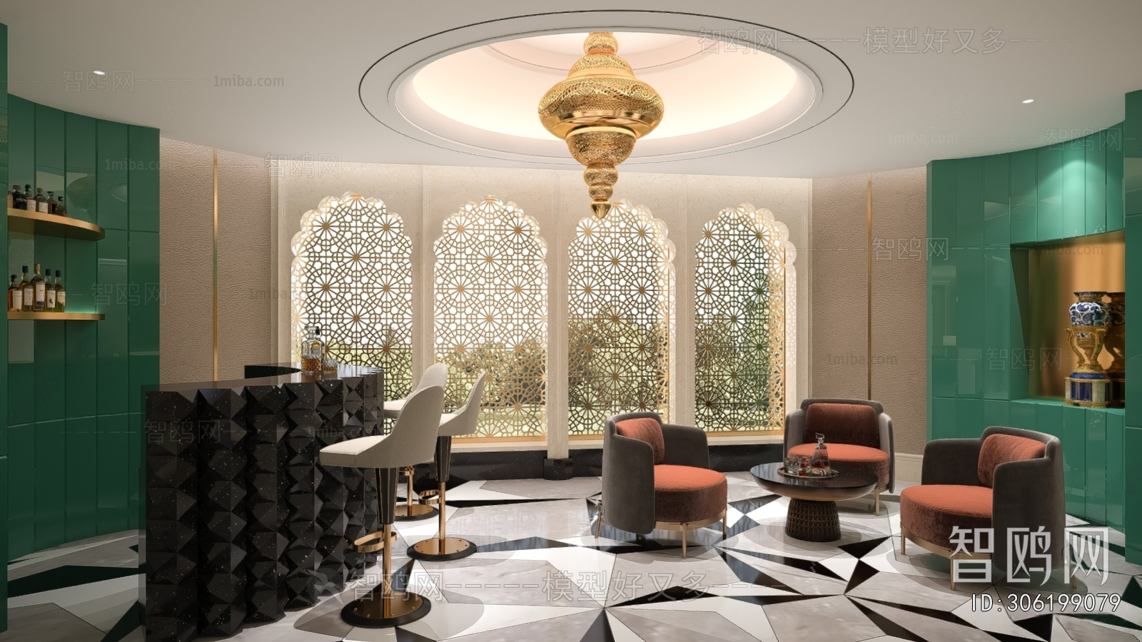 Southeast Asian Style Wine Cellar/Wine Tasting Room