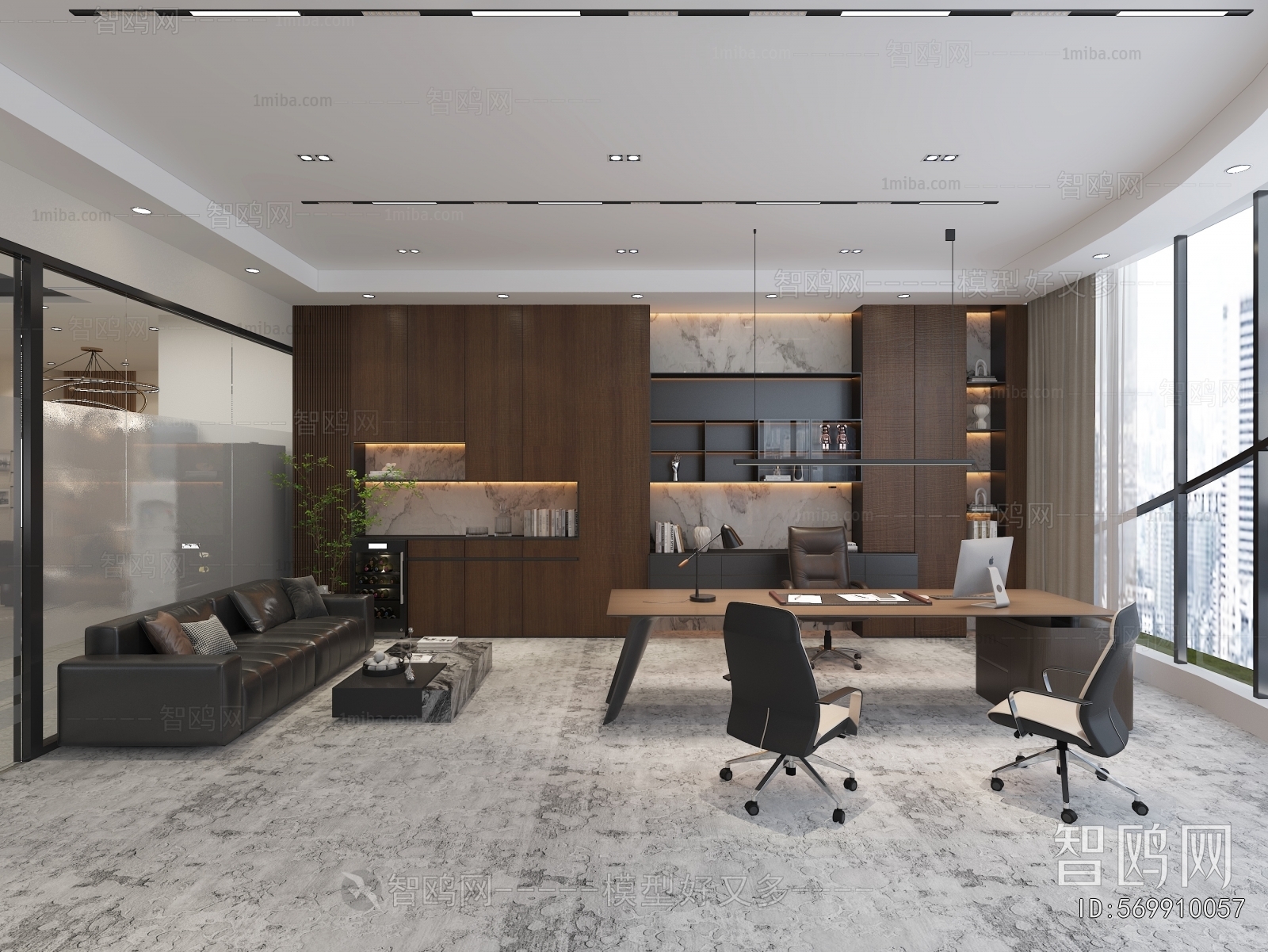 Modern Manager's Office