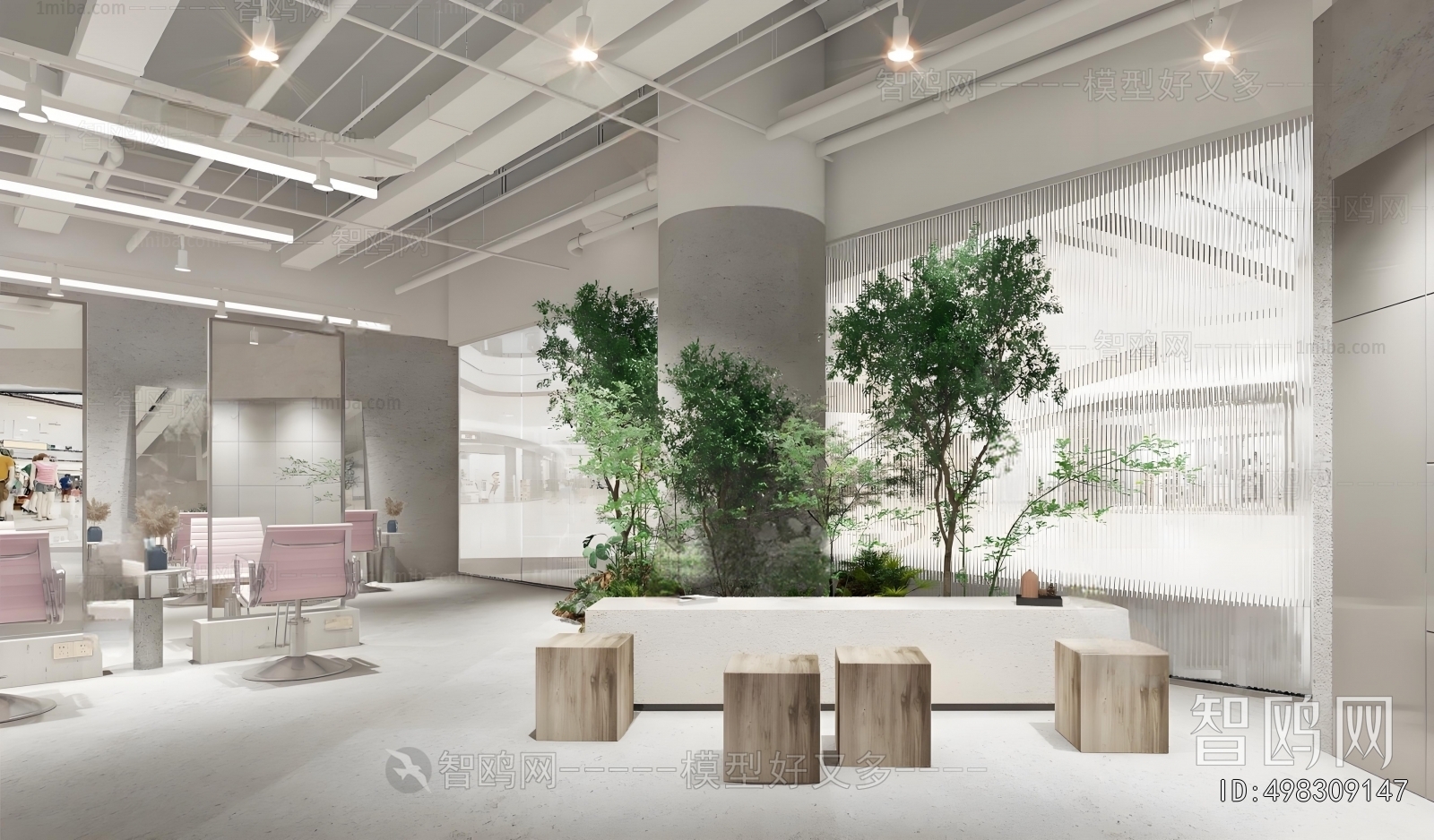 Industrial Style Barbershop