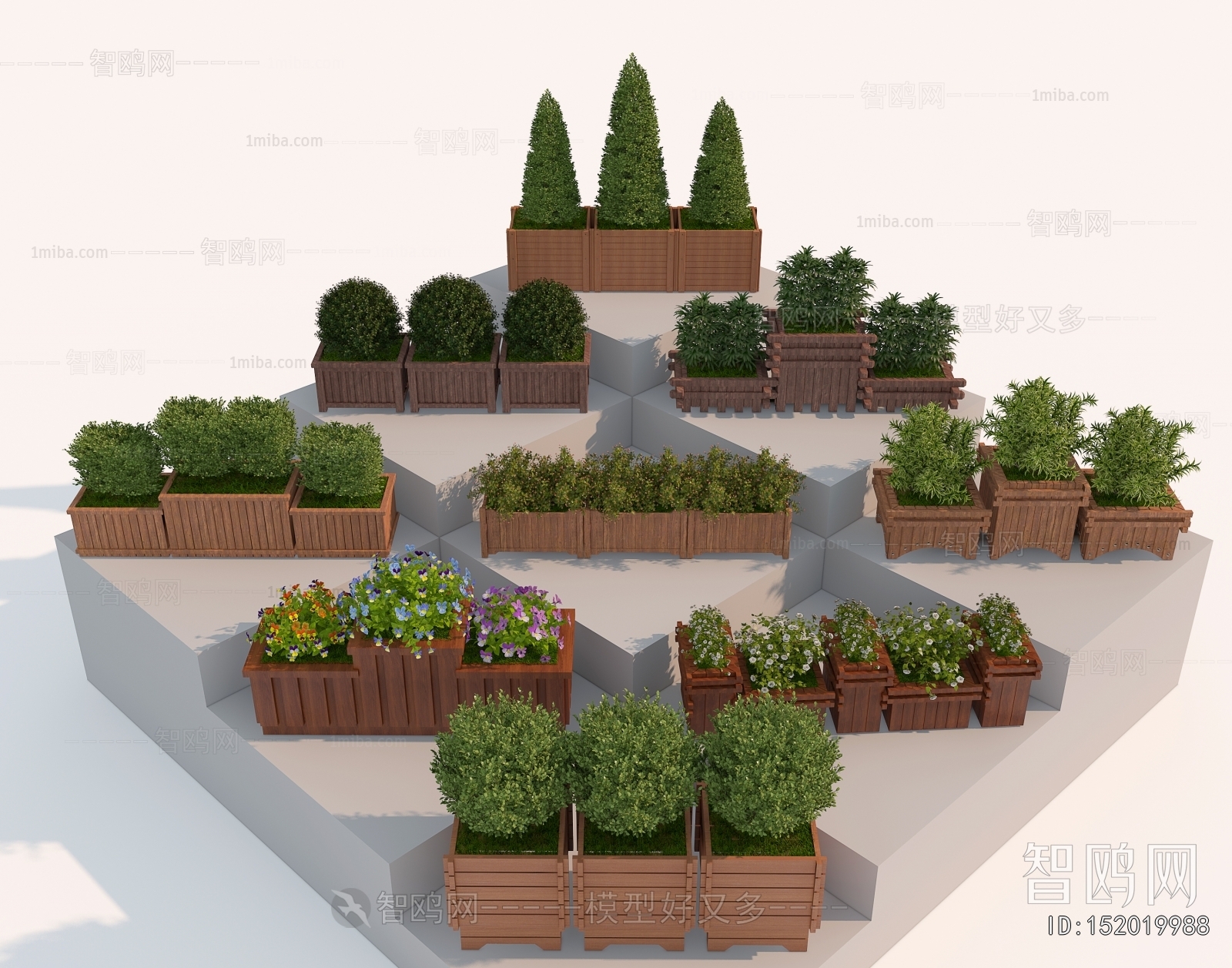 Modern Flower Bed, Flower Bowl, Flower Box