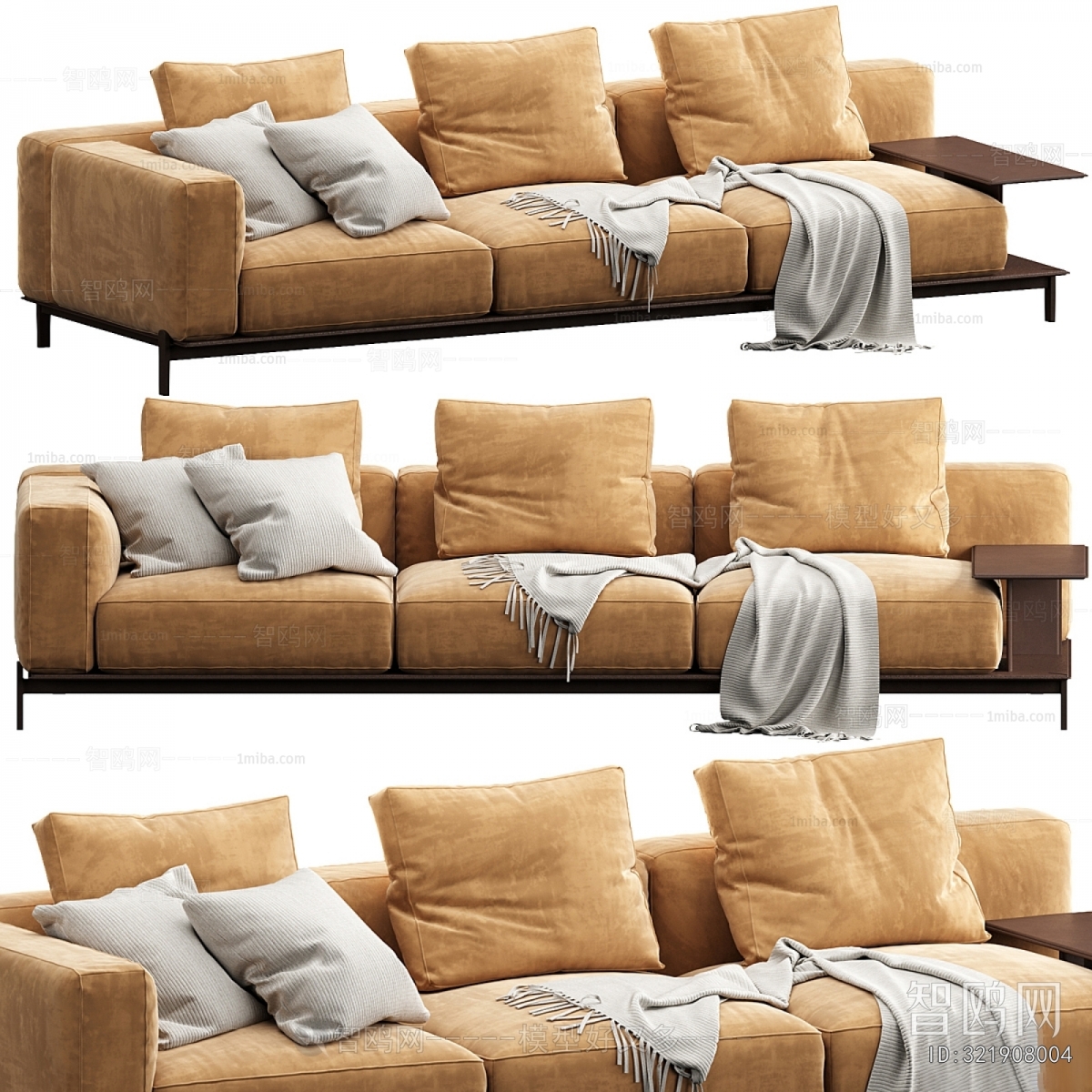 Modern Three-seat Sofa