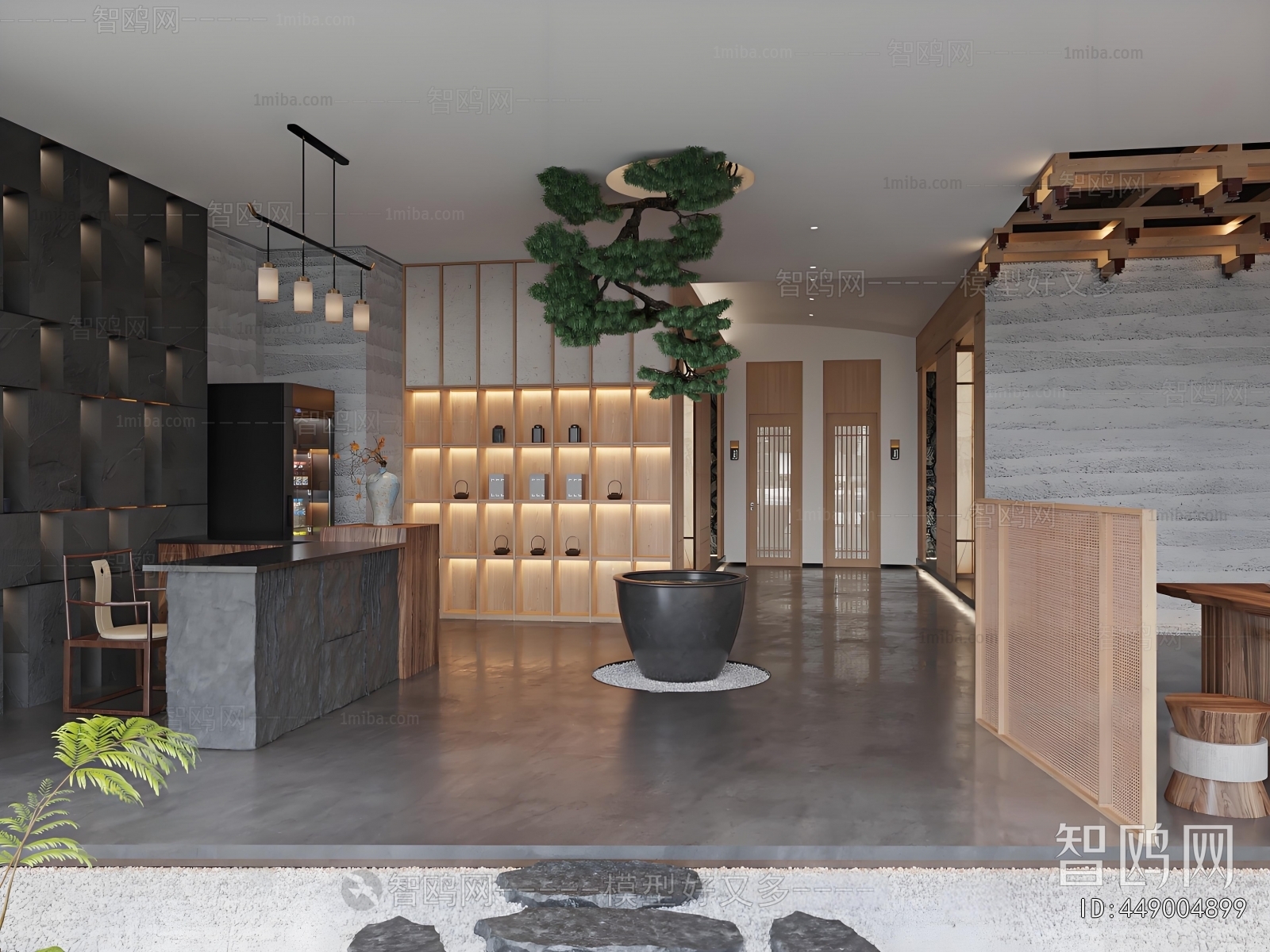 New Chinese Style Teahouse Tea House