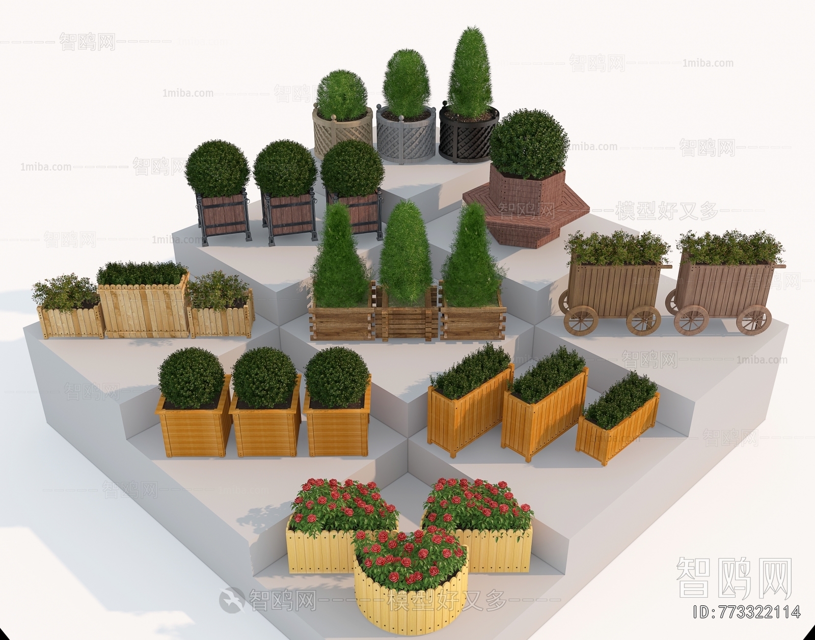 Modern Flower Bed, Flower Bowl, Flower Box