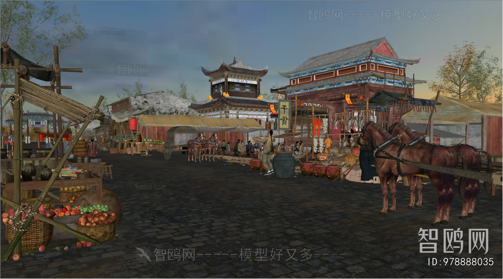 Chinese Style Commercial Street