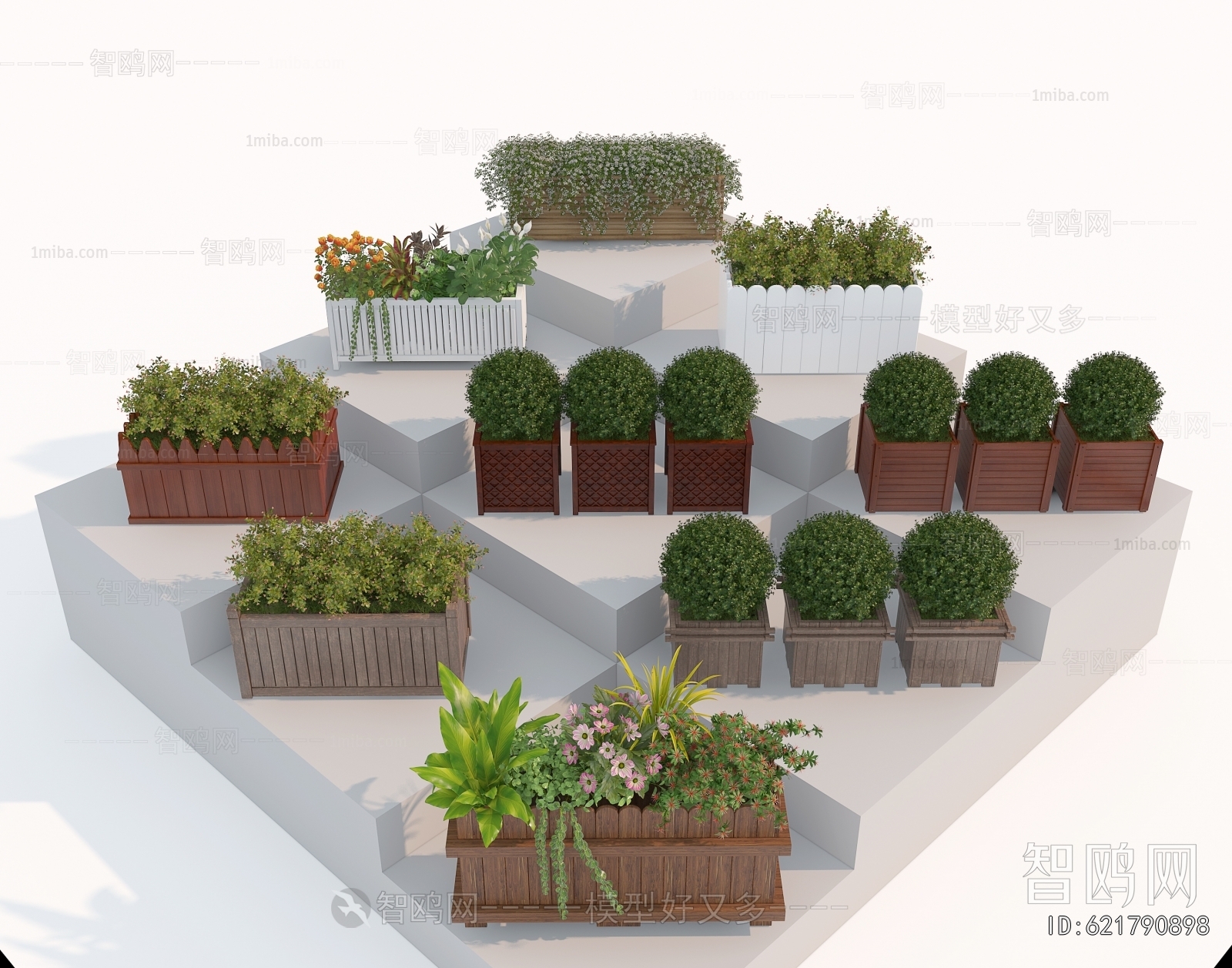 Modern Flower Bed, Flower Bowl, Flower Box