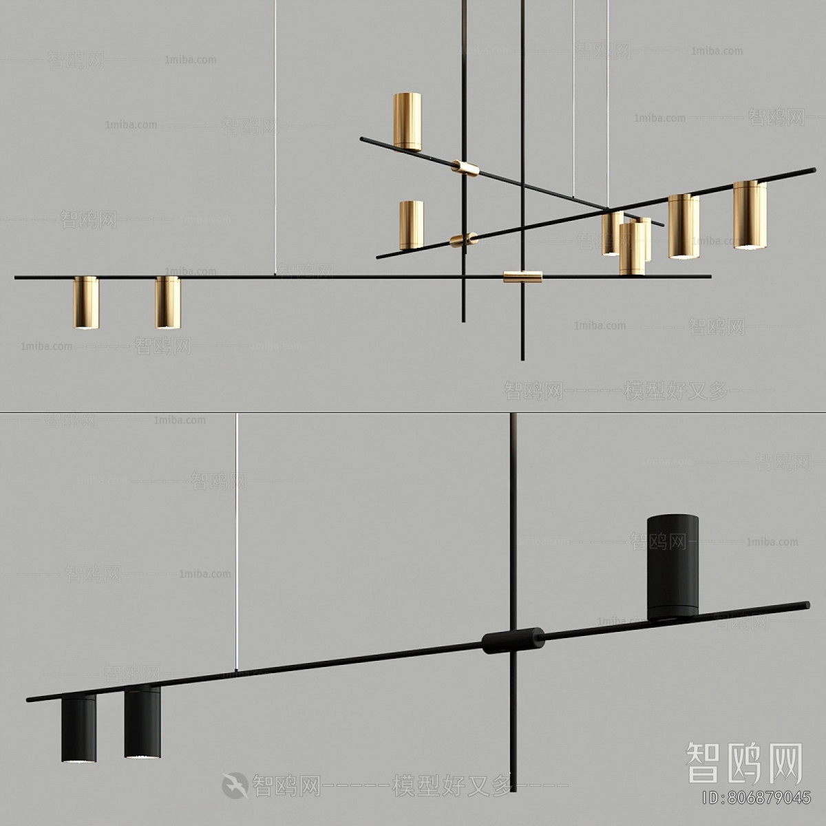 Modern Long Chandelier