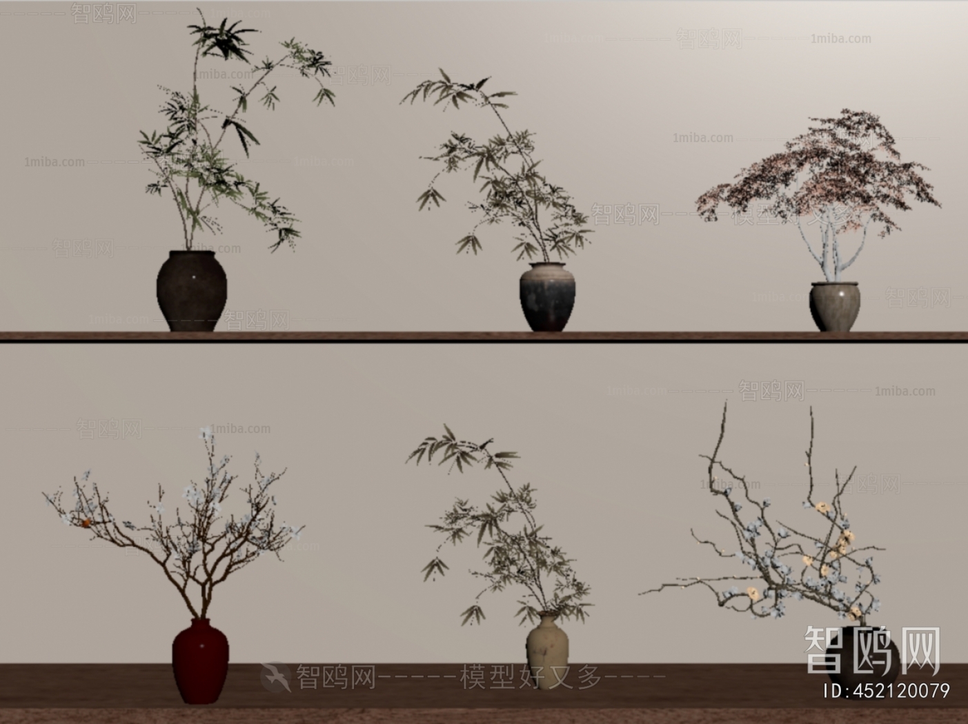 Wabi-sabi Style Dried Branch