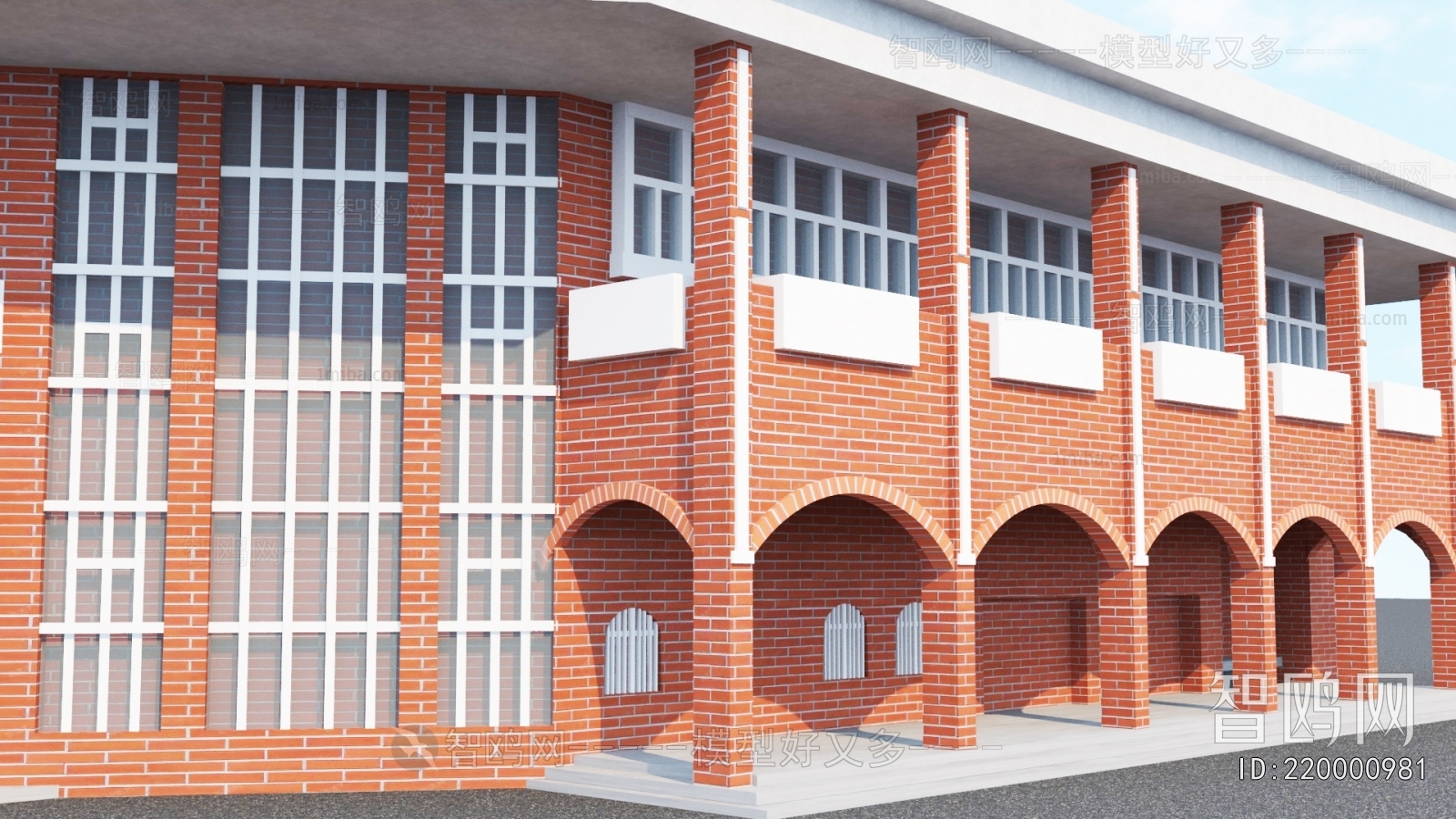 Modern School Building