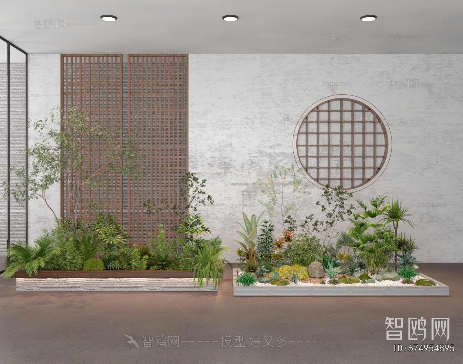 New Chinese Style Plant Landscaping