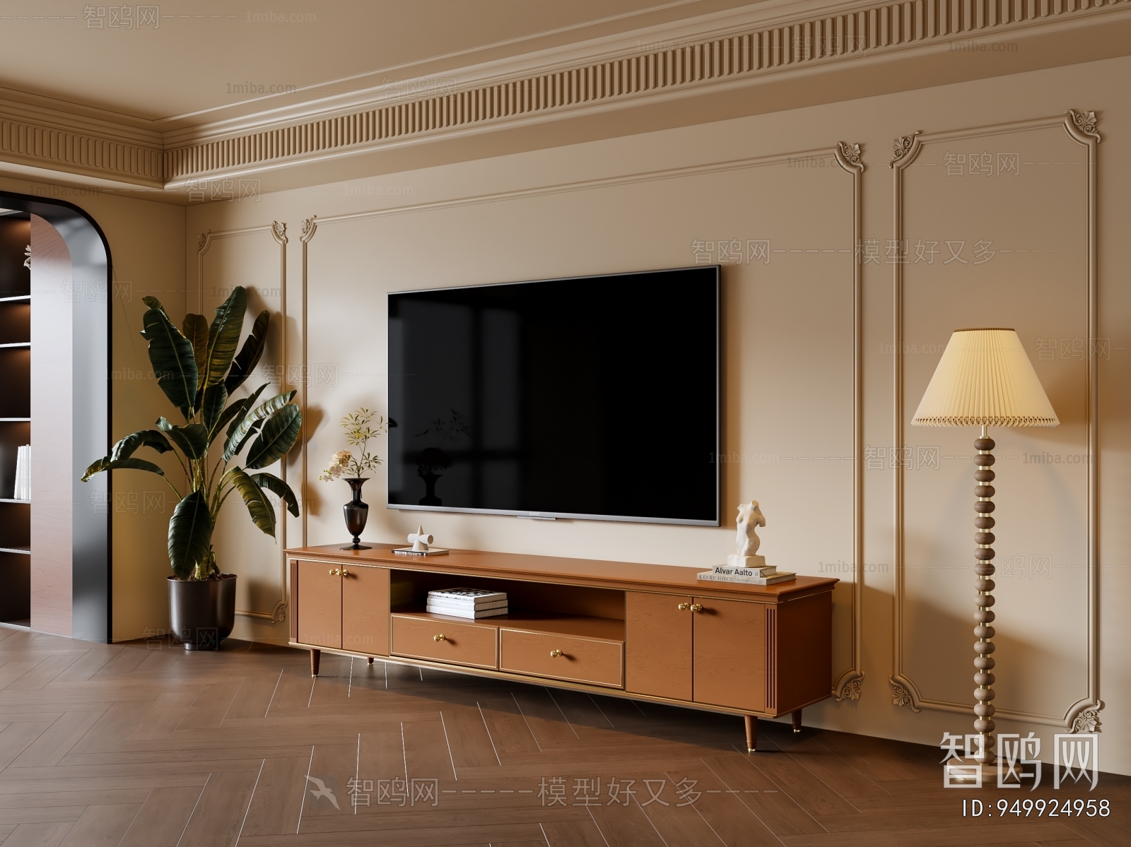 French Style TV Cabinet