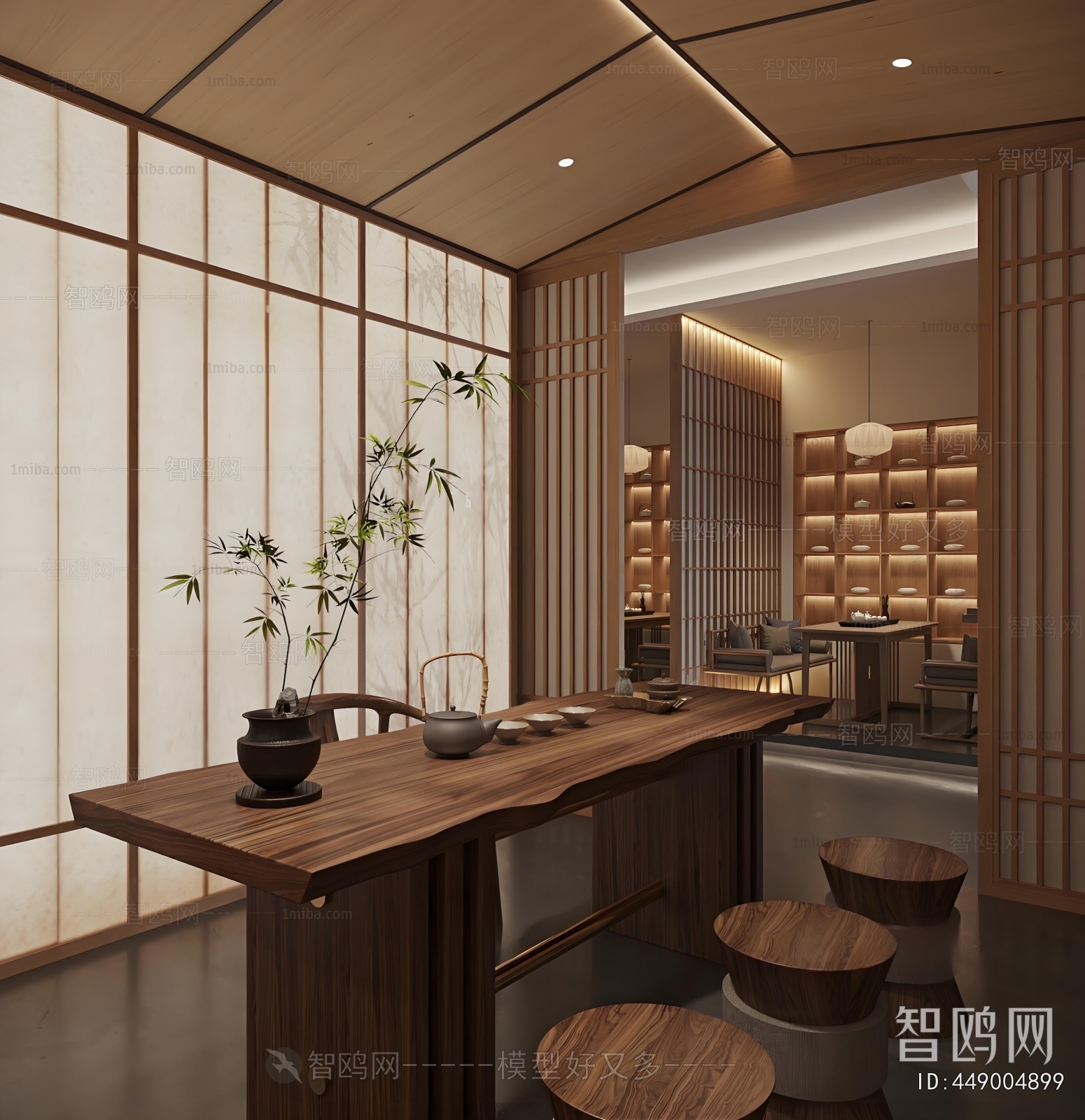 New Chinese Style Teahouse Tea House