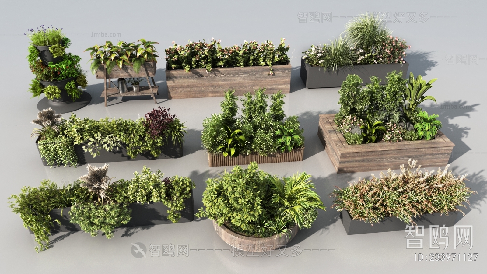 Modern Flower Bed, Flower Bowl, Flower Box