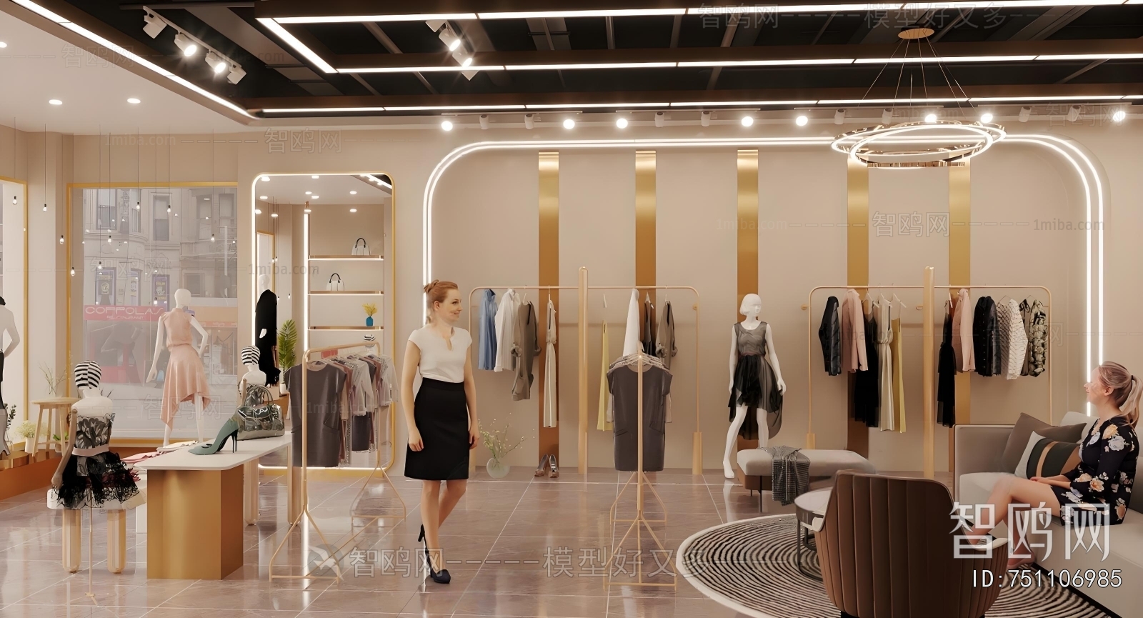 Modern Clothing Store
