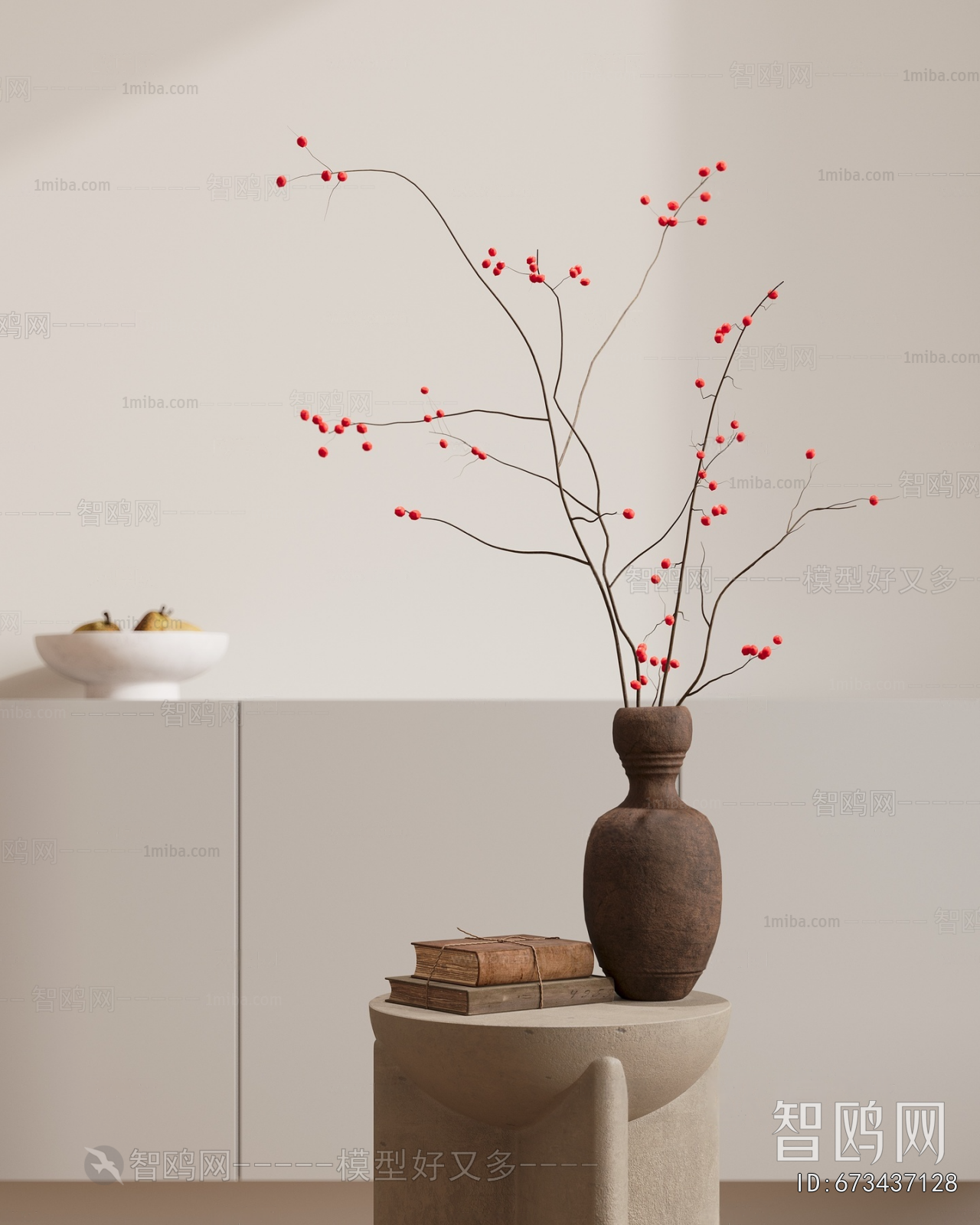 Wabi-sabi Style Dried Branch