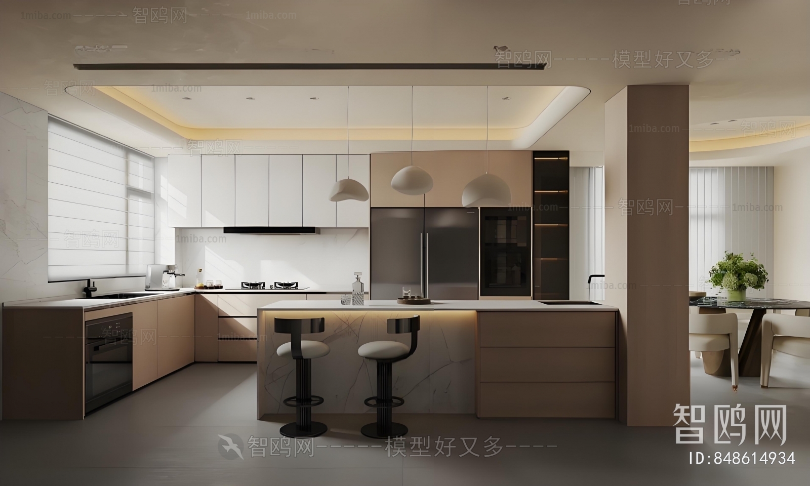 Modern Open Kitchen