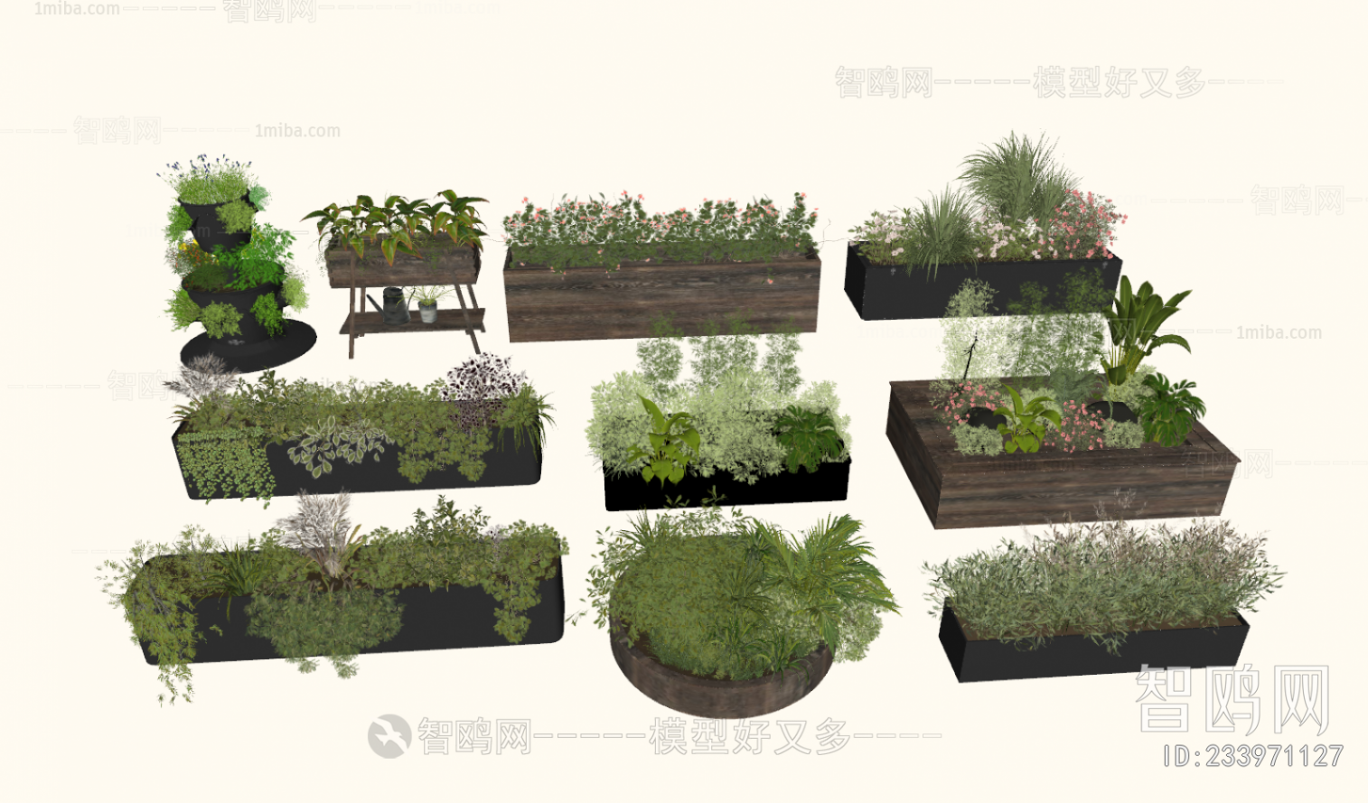 Modern Flower Bed, Flower Bowl, Flower Box