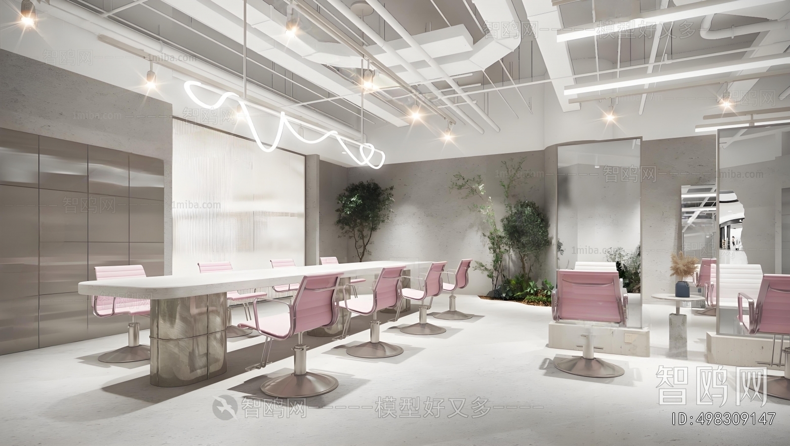 Industrial Style Barbershop