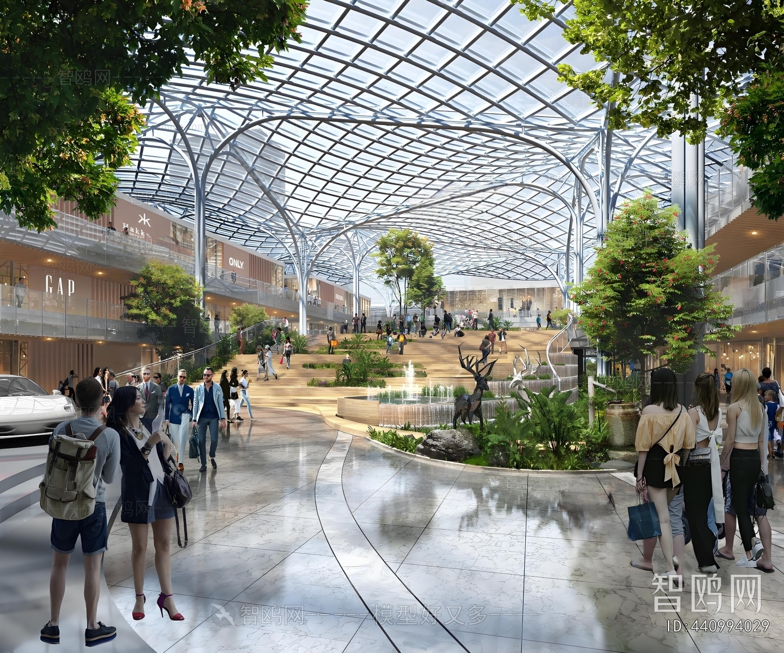 Modern Shopping Mall