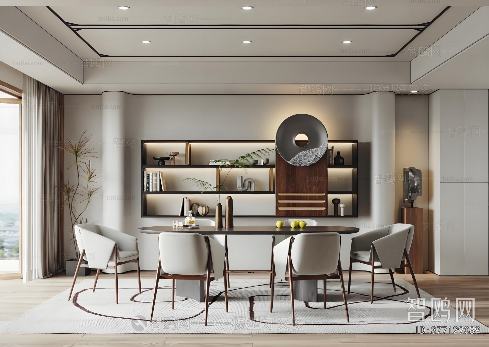 New Chinese Style Dining Room