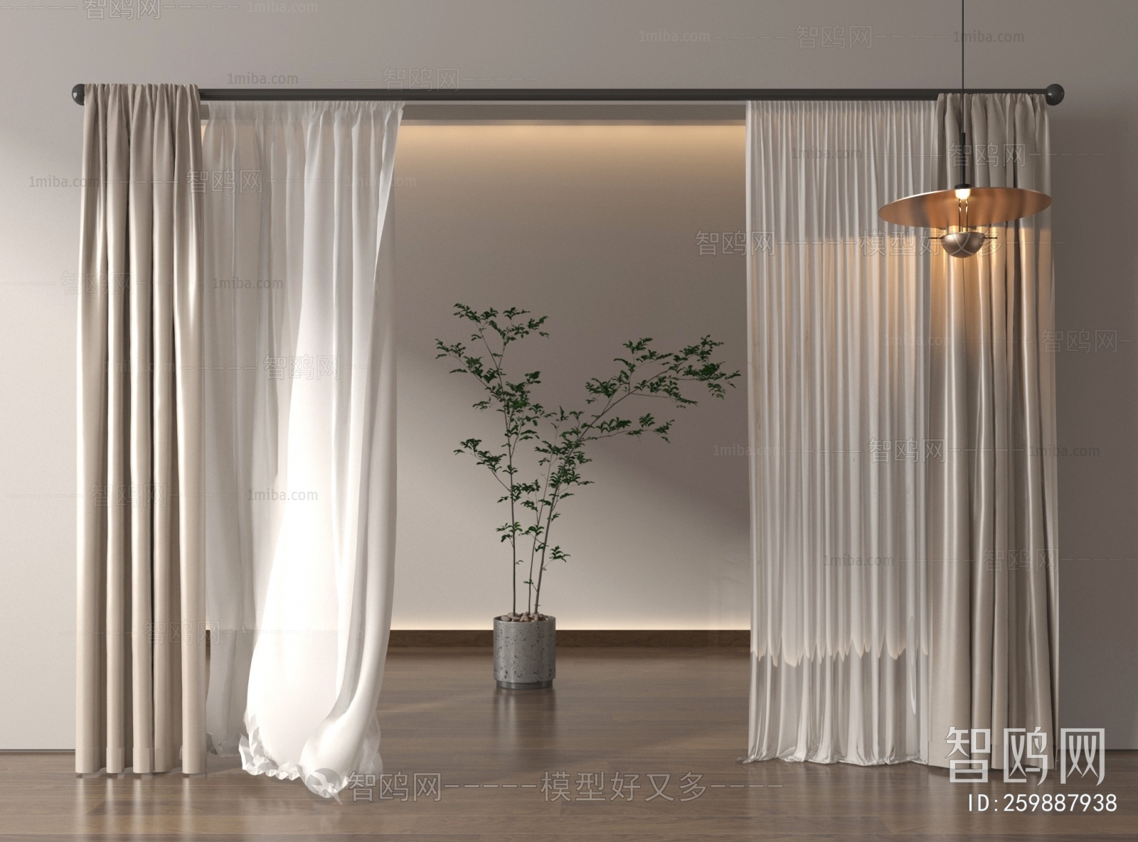 Modern The Curtain