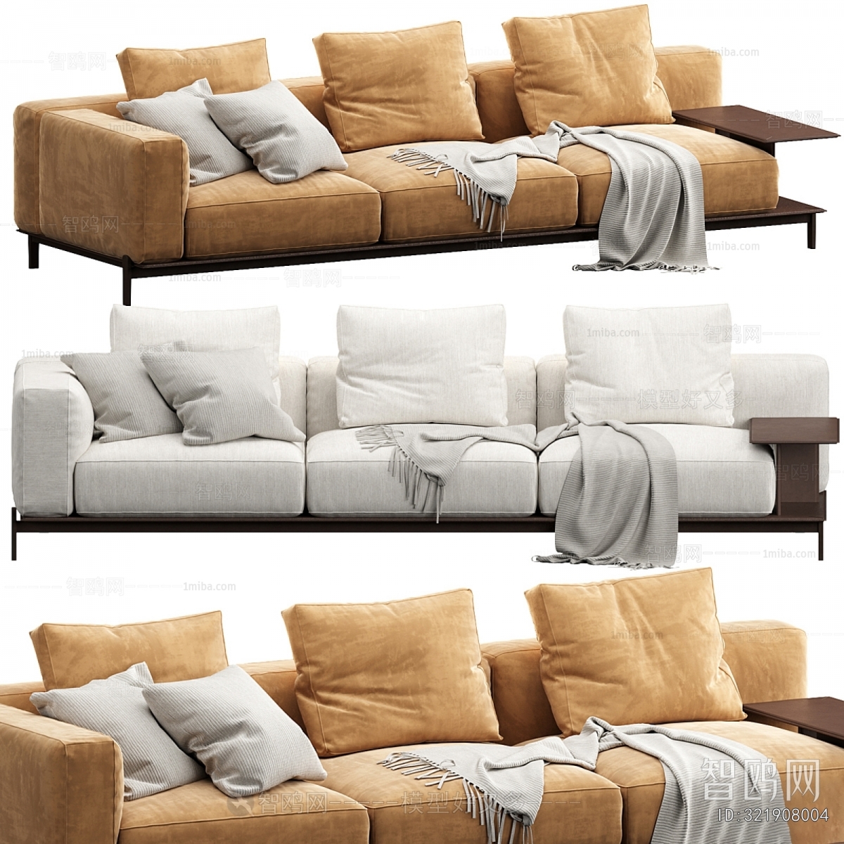 Modern Three-seat Sofa