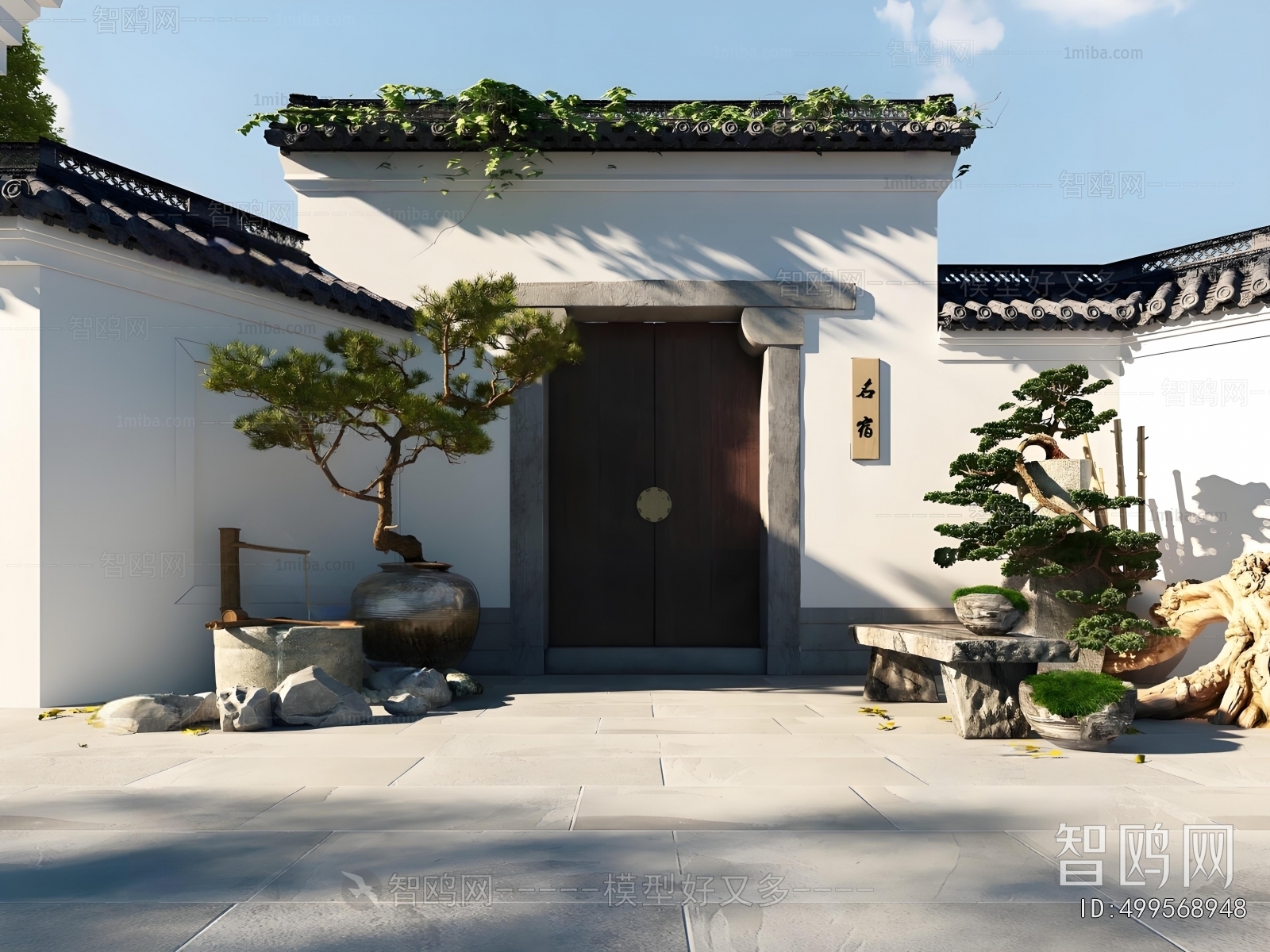 New Chinese Style Facade Element