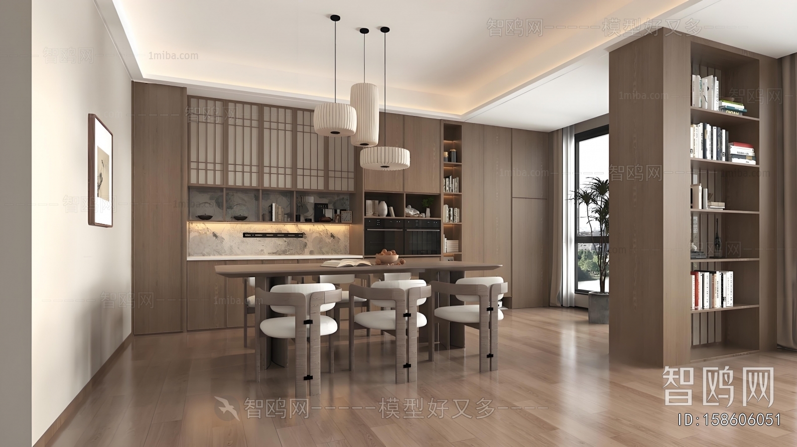 New Chinese Style Dining Room