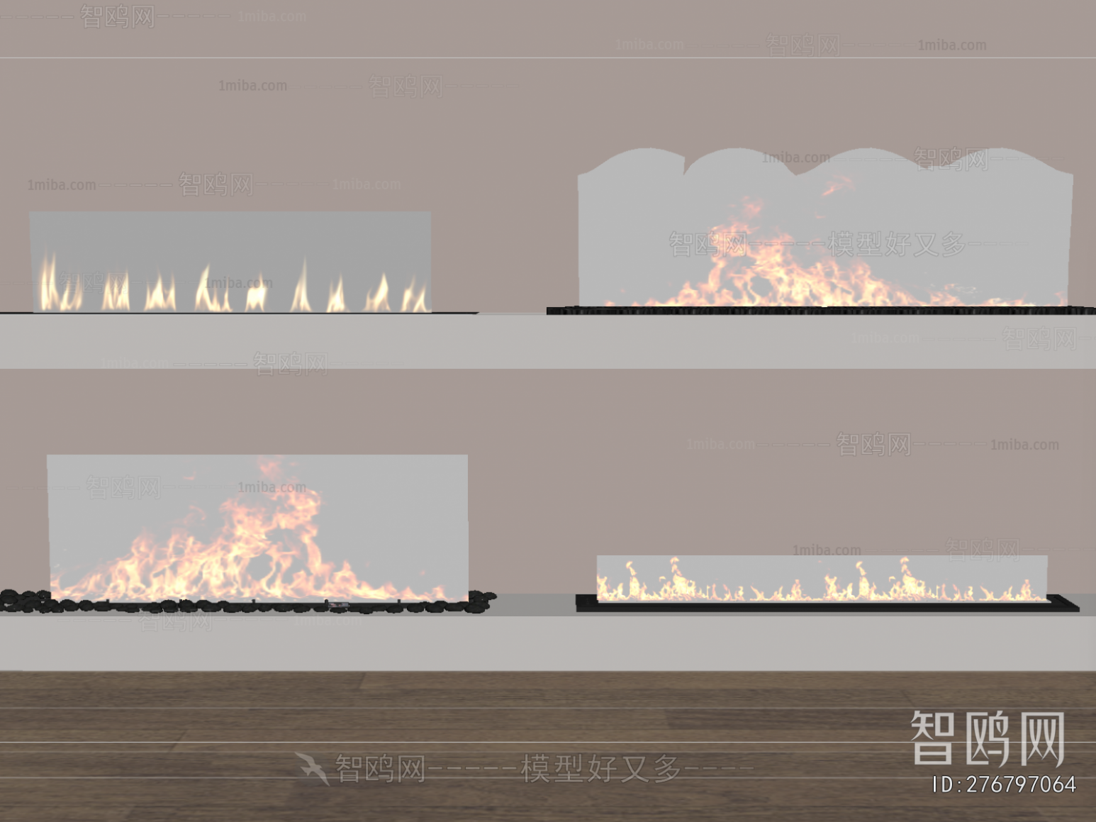 Modern Electronic Fireplace