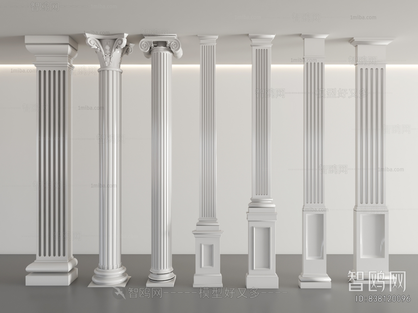 European Style Roman Pillar