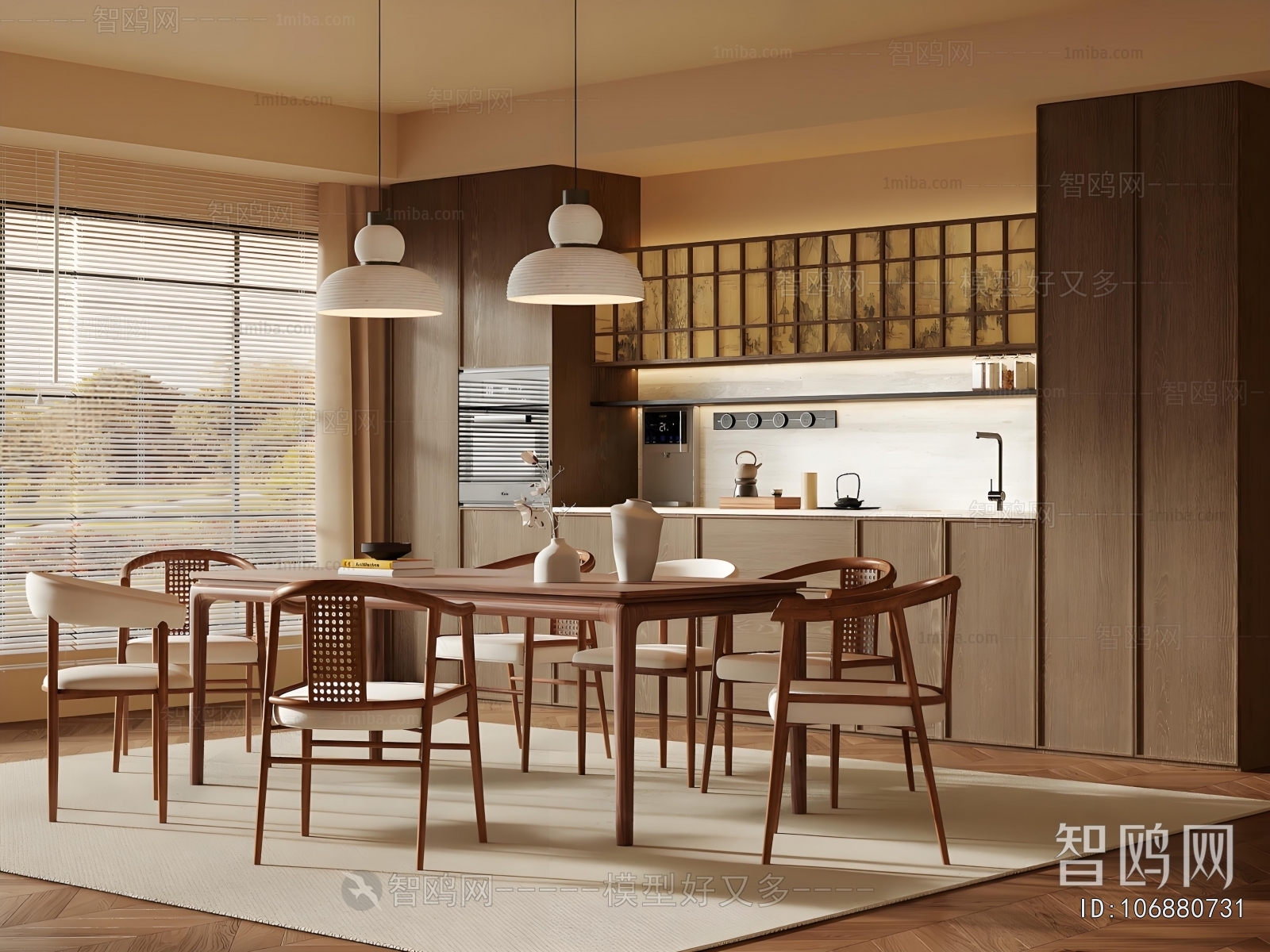 New Chinese Style Dining Room