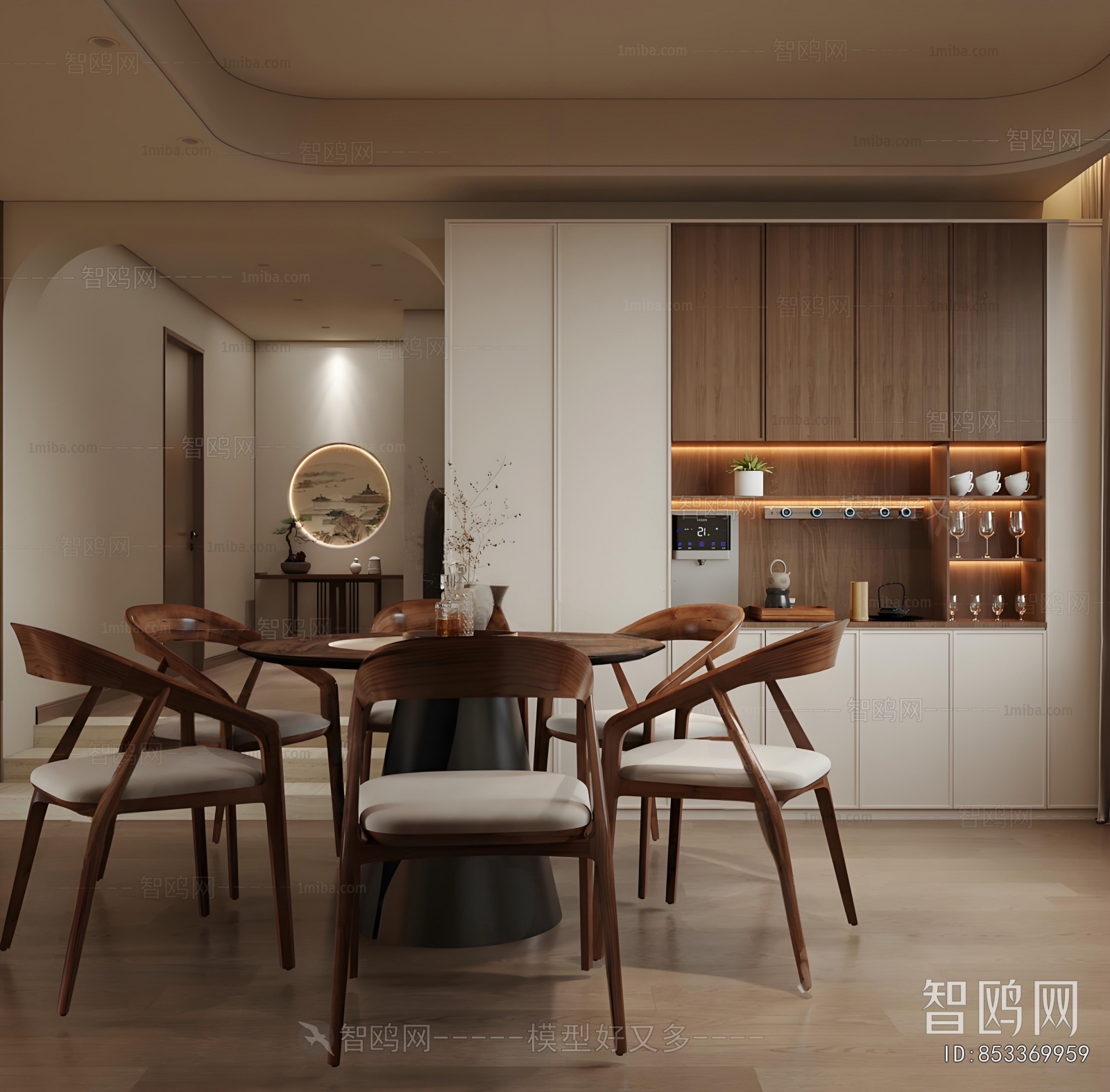 New Chinese Style Dining Room