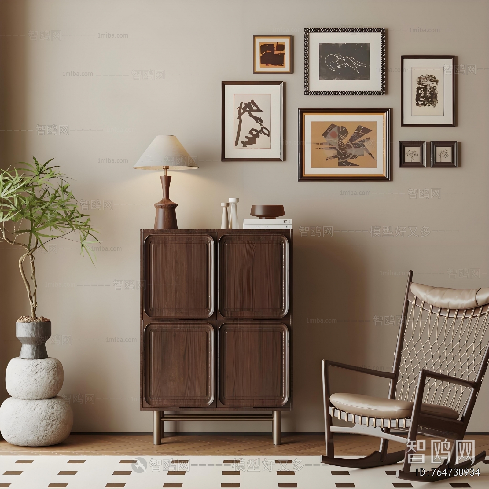 Modern Entrance Cabinet