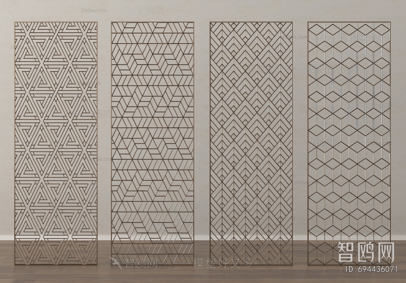 Modern Metal Screen Partition