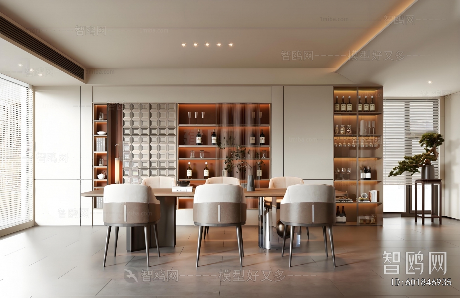 New Chinese Style Dining Room