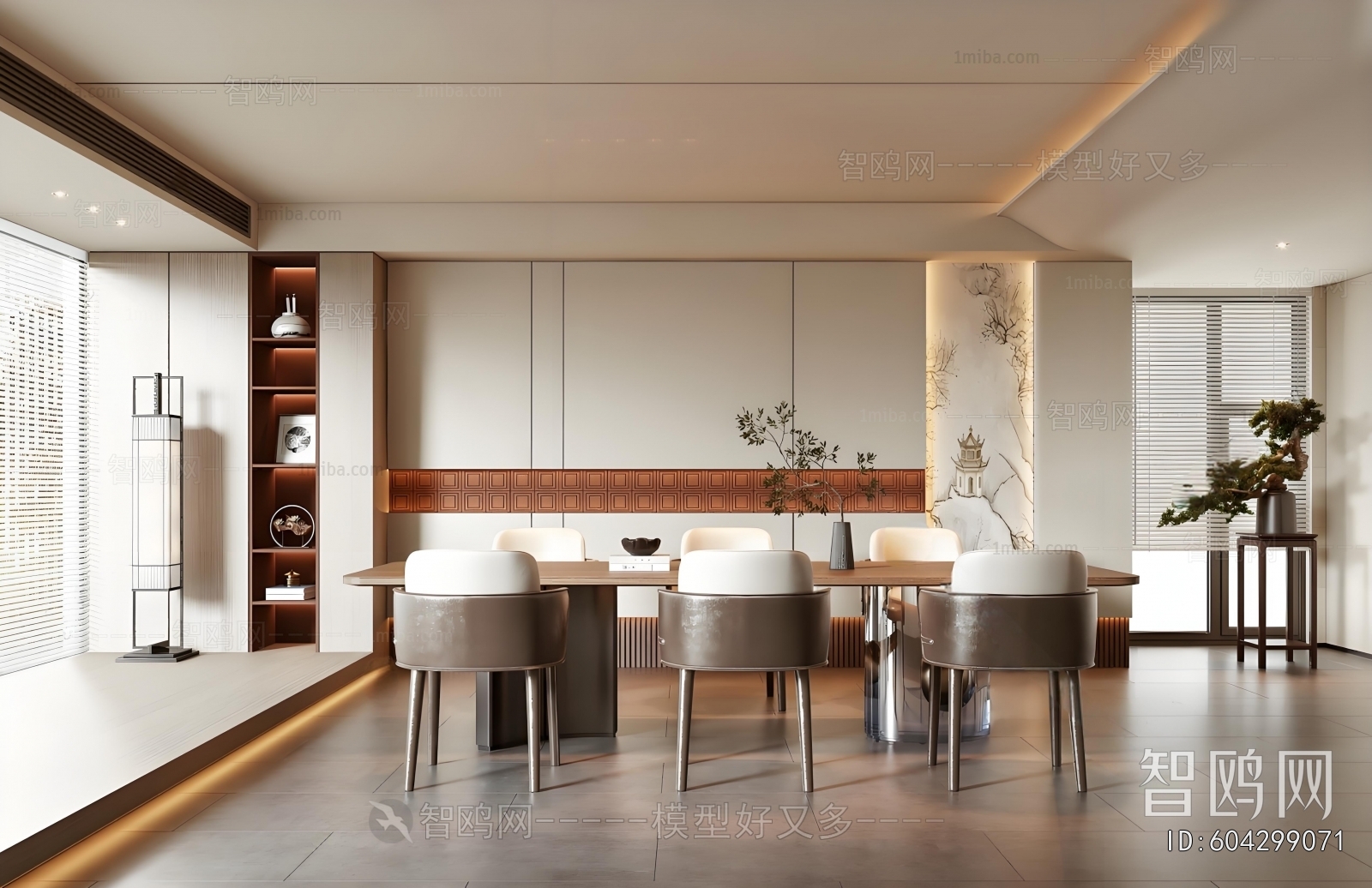 New Chinese Style Dining Room